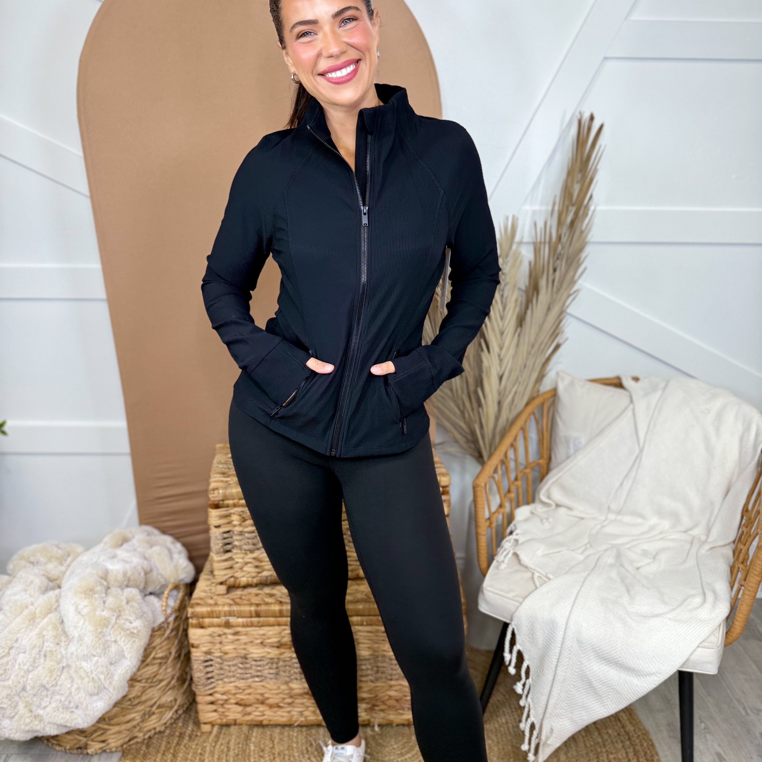 Uplift Jacket-200 JACKETS/SHACKETS-RAE MODE-Heathered Boho Boutique, Women's Fashion and Accessories in Palmetto, FL