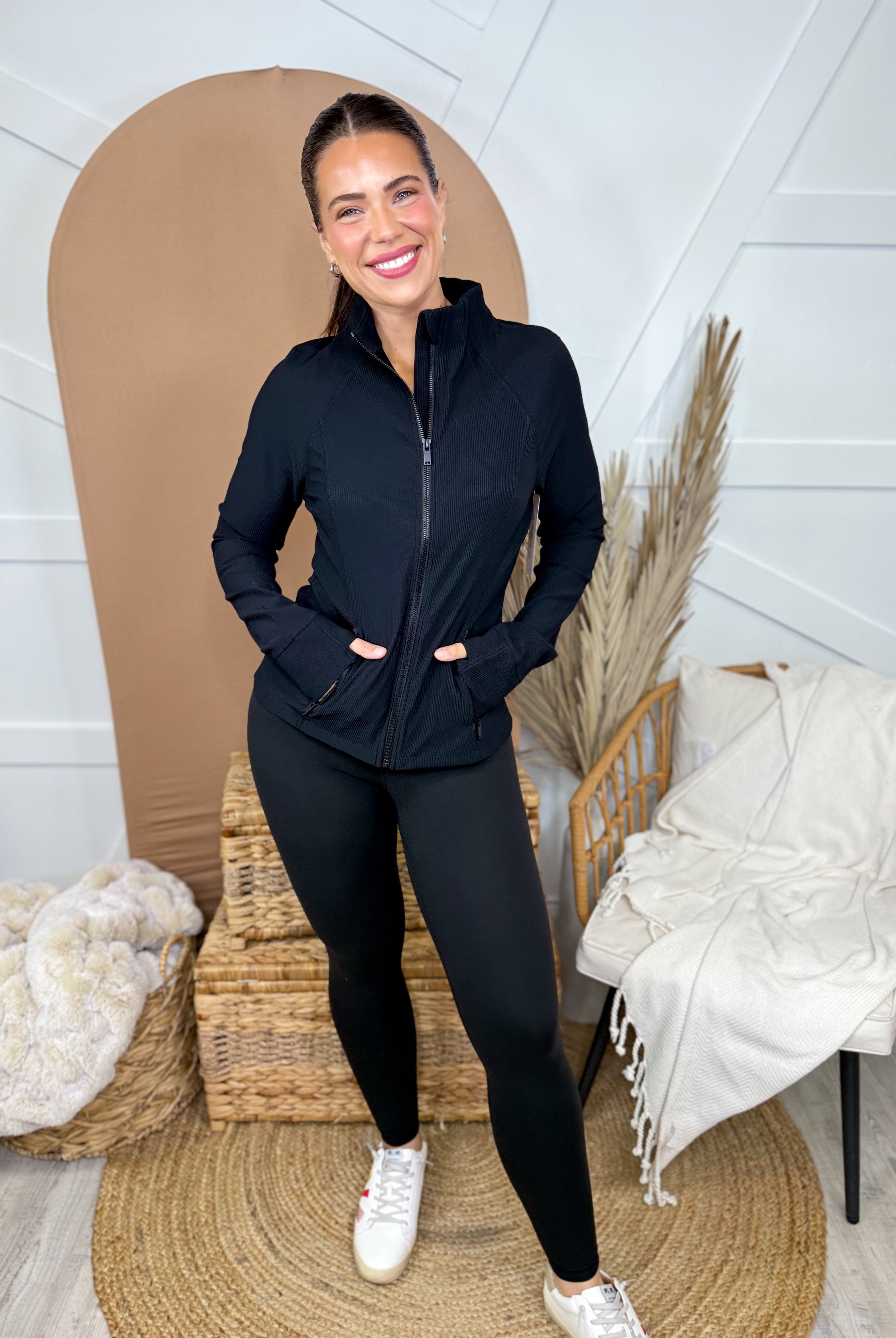 Uplift Jacket-200 JACKETS/SHACKETS-RAE MODE-Heathered Boho Boutique, Women's Fashion and Accessories in Palmetto, FL