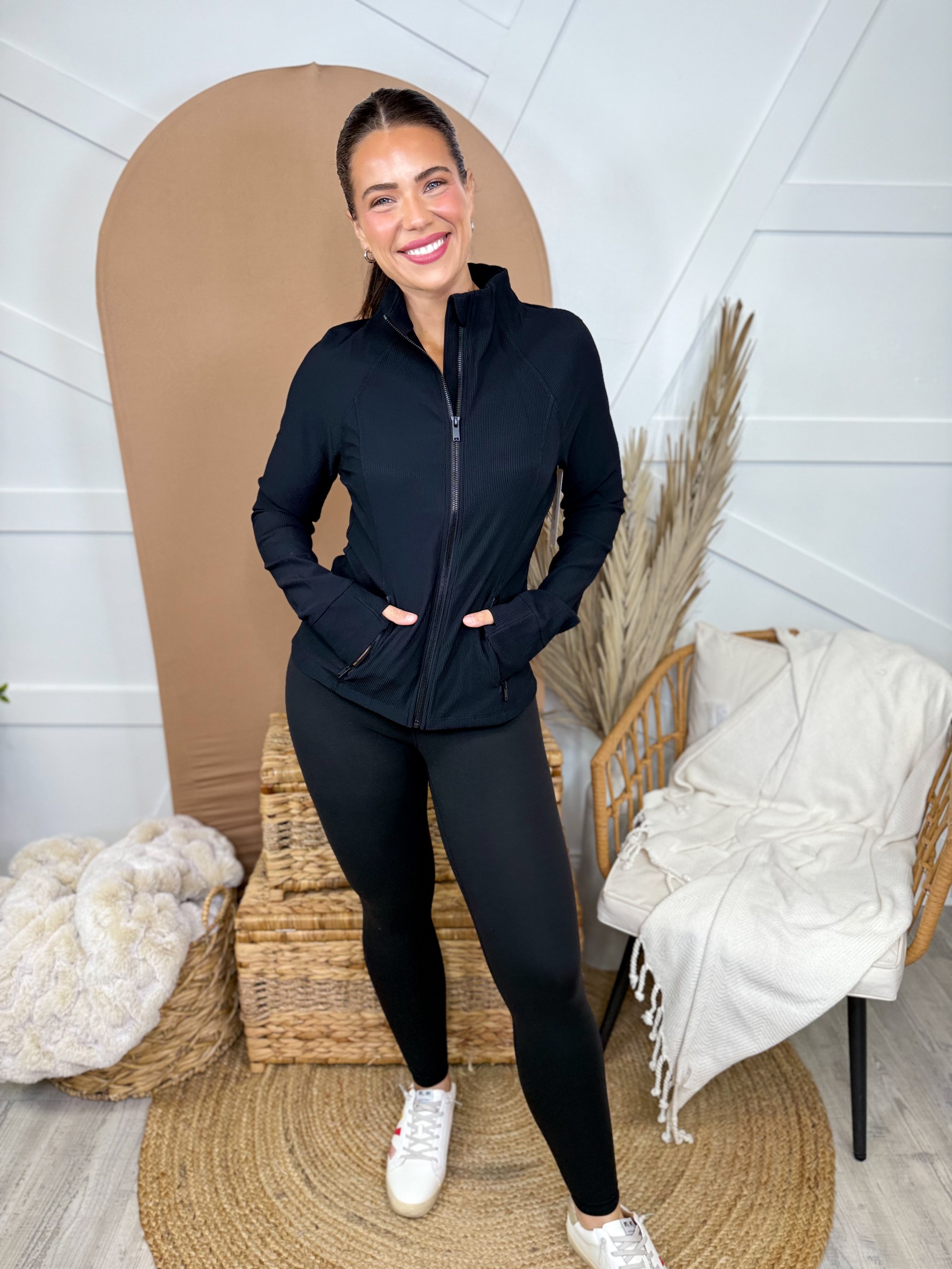 Uplift Jacket-200 JACKETS/SHACKETS-RAE MODE-Heathered Boho Boutique, Women's Fashion and Accessories in Palmetto, FL