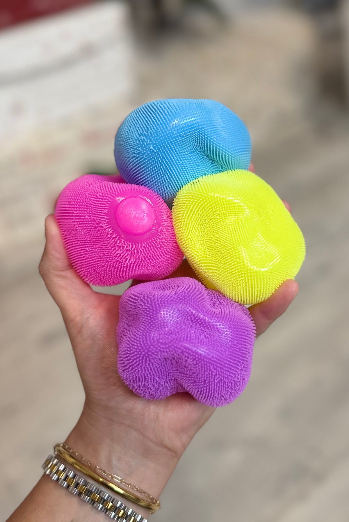 Coco Oil Fuzzy Cube Squishy-340 Other Accessories-Youngsga-Heathered Boho Boutique, Women's Fashion and Accessories in Palmetto, FL