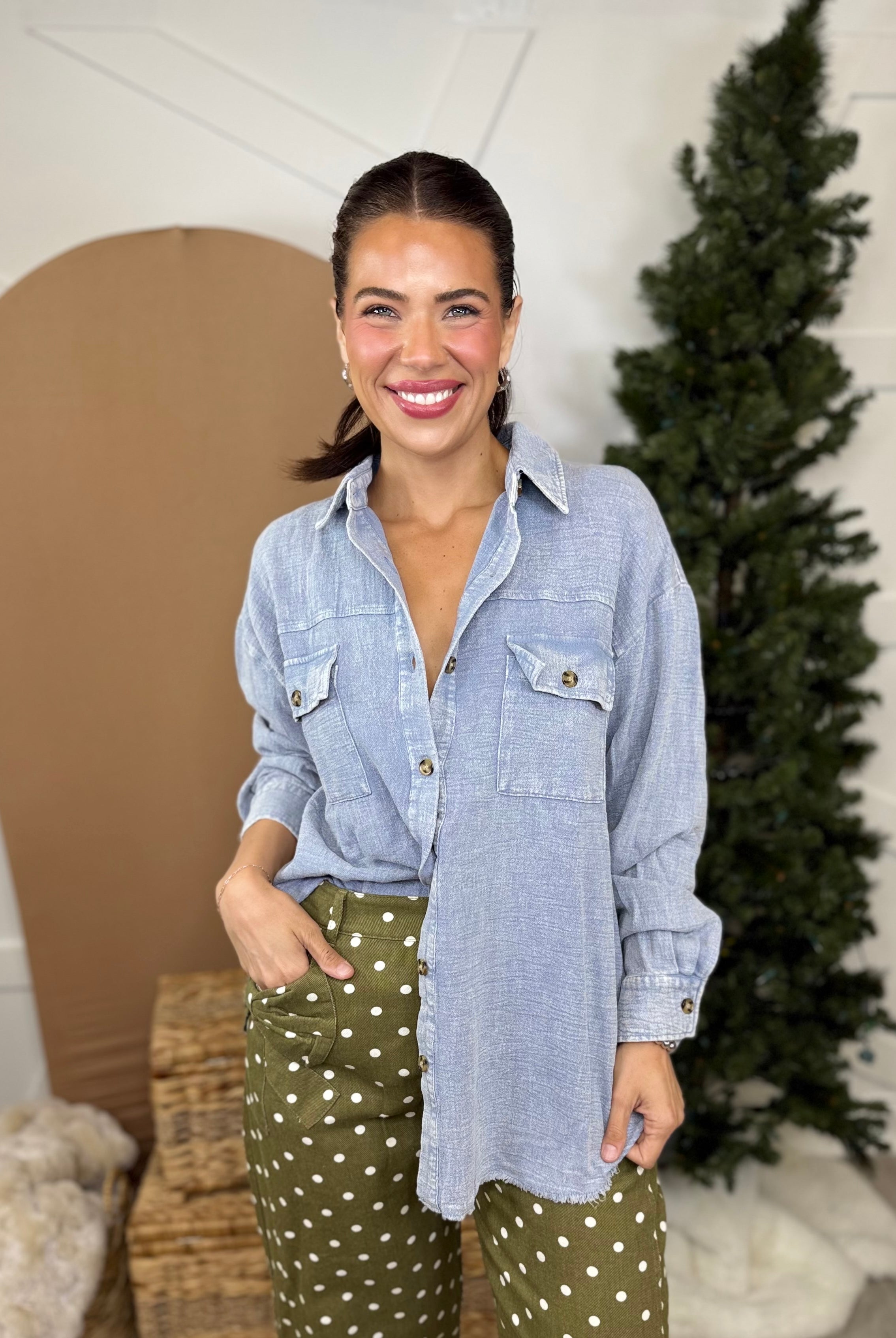 Black Friday: Same Page Top-120 LONG SLEEVE TOPS-EASEL-Heathered Boho Boutique, Women's Fashion and Accessories in Palmetto, FL