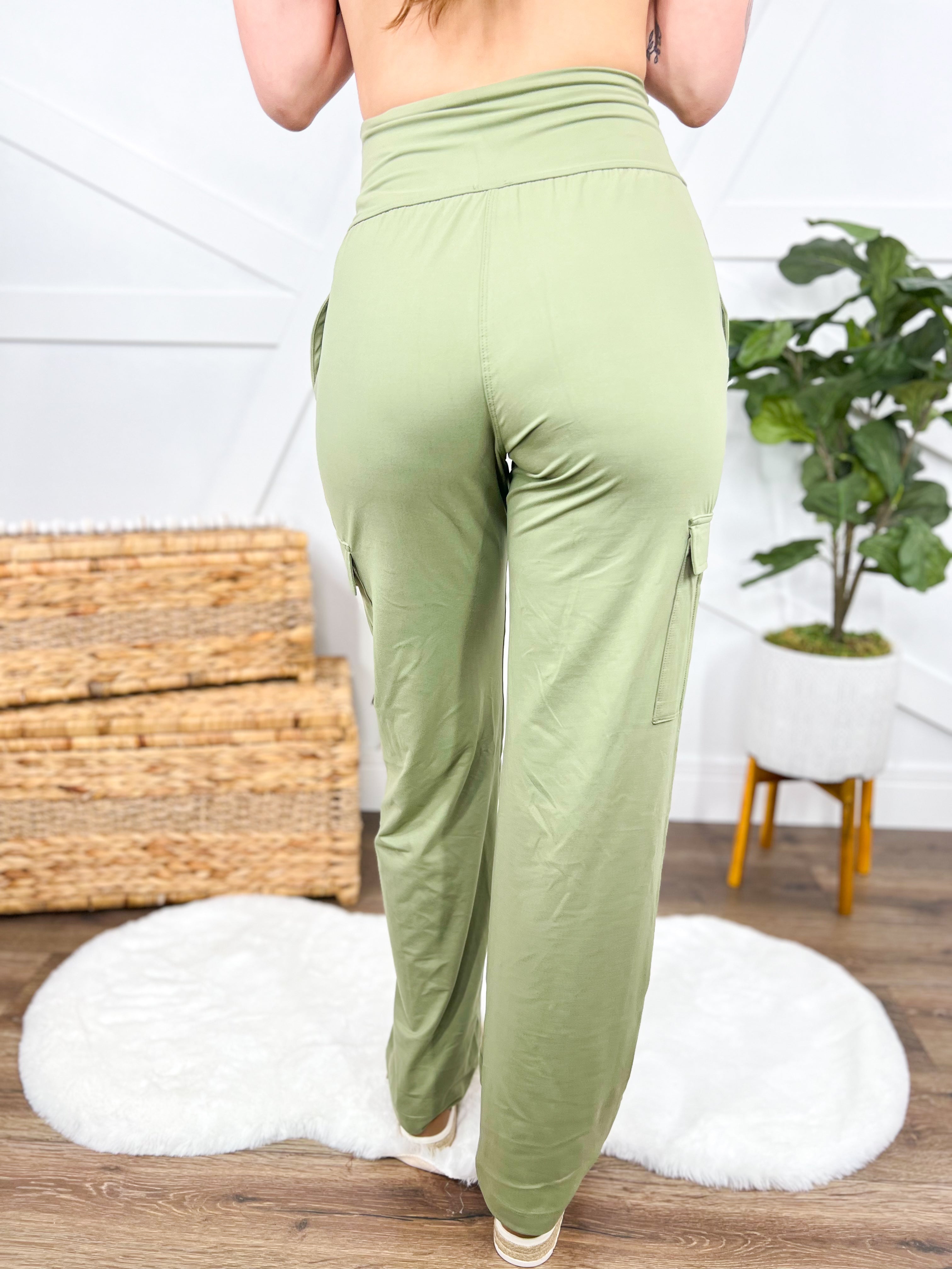 RESTOCK : Kim Possible Cargo Pants-150 PANTS-Rae Mode-Heathered Boho Boutique, Women's Fashion and Accessories in Palmetto, FL