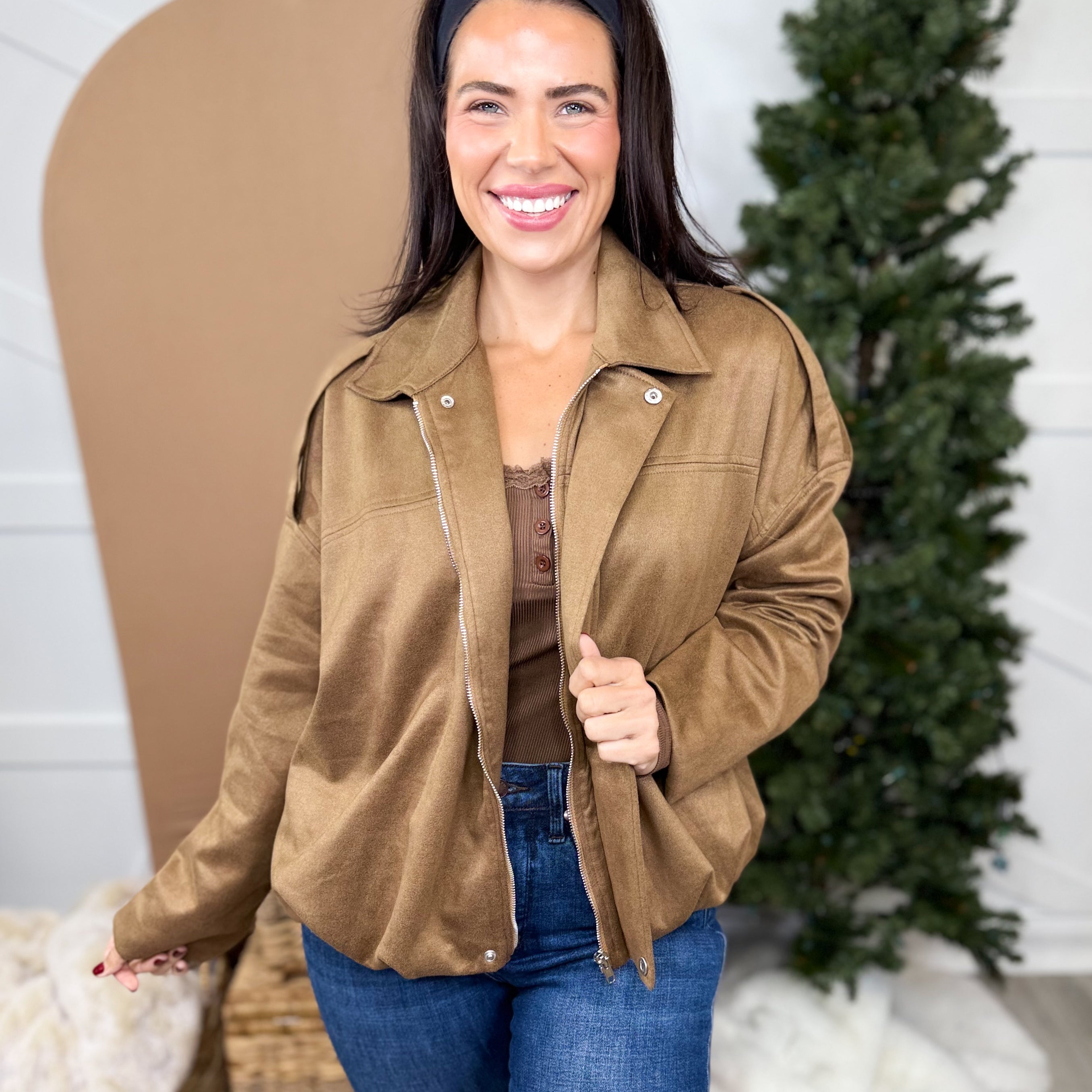 Collared Jacket-200 Jackets/Shackets-HEATHERED BOHO-Heathered Boho Boutique, Women's Fashion and Accessories in Palmetto, FL