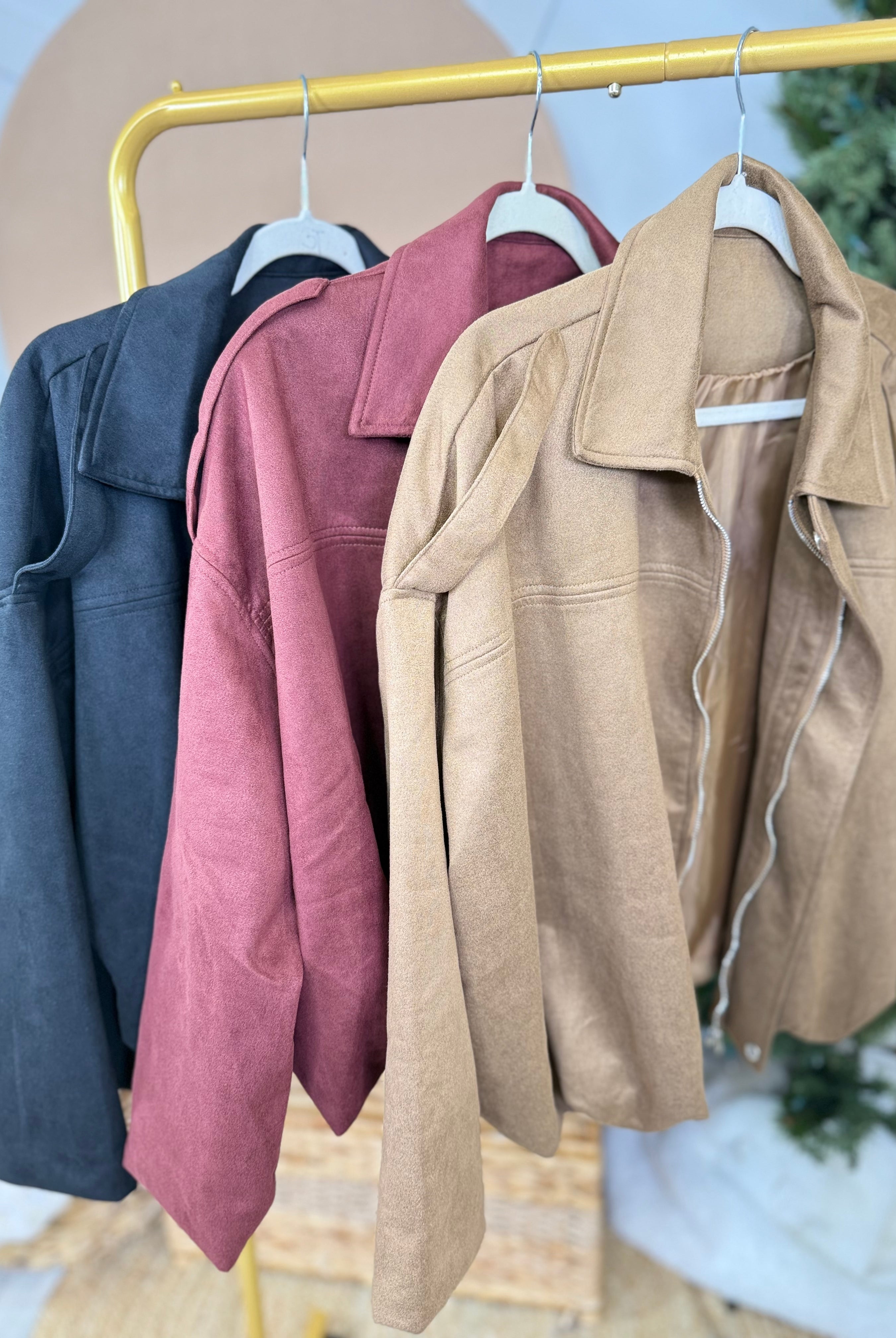 Collared Jacket-200 Jackets/Shackets-HEATHERED BOHO-Heathered Boho Boutique, Women's Fashion and Accessories in Palmetto, FL