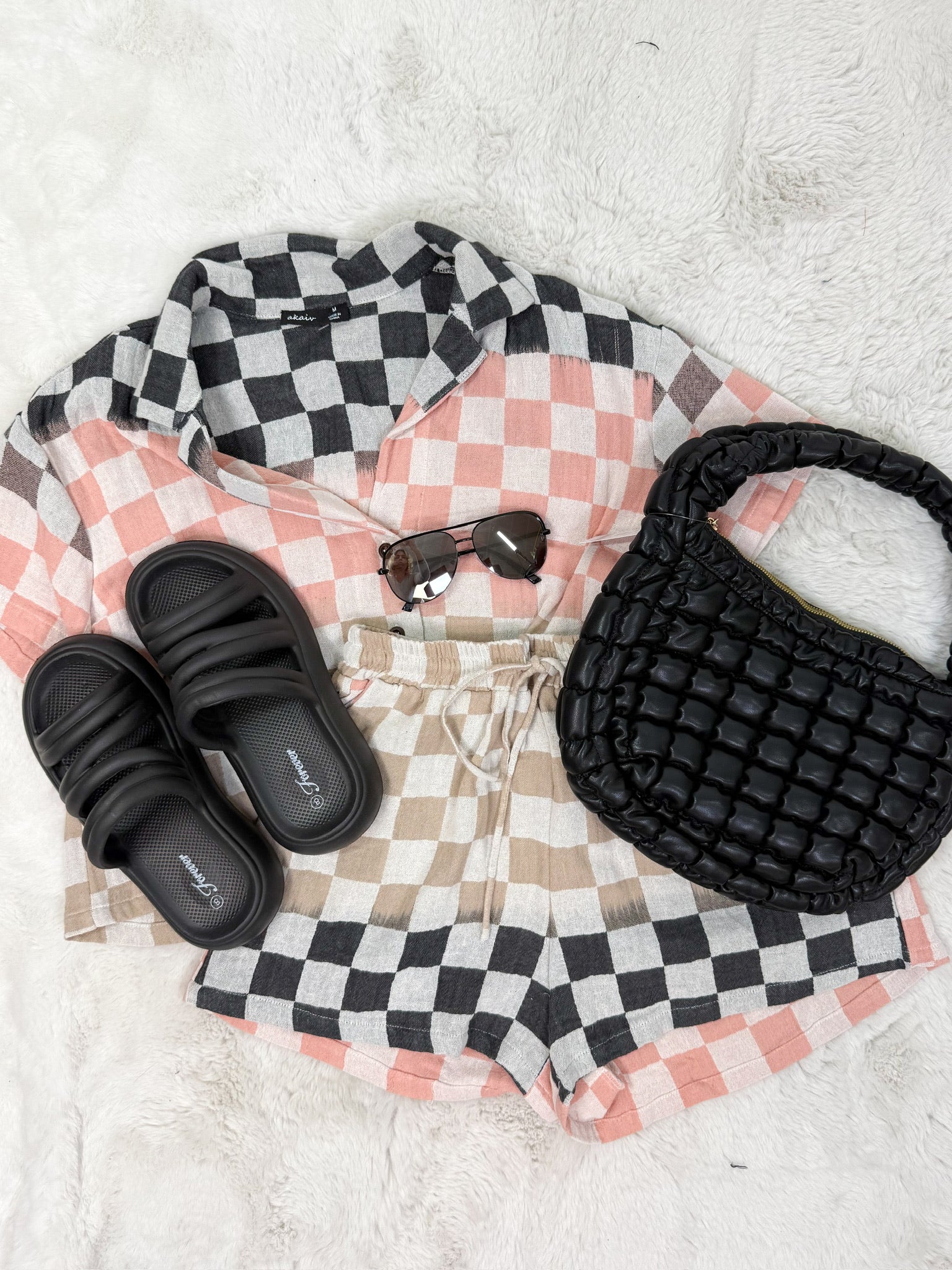 Keep It Interesting Set-240 ACTIVEWEAR/SETS-AKAIV-Heathered Boho Boutique, Women's Fashion and Accessories in Palmetto, FL