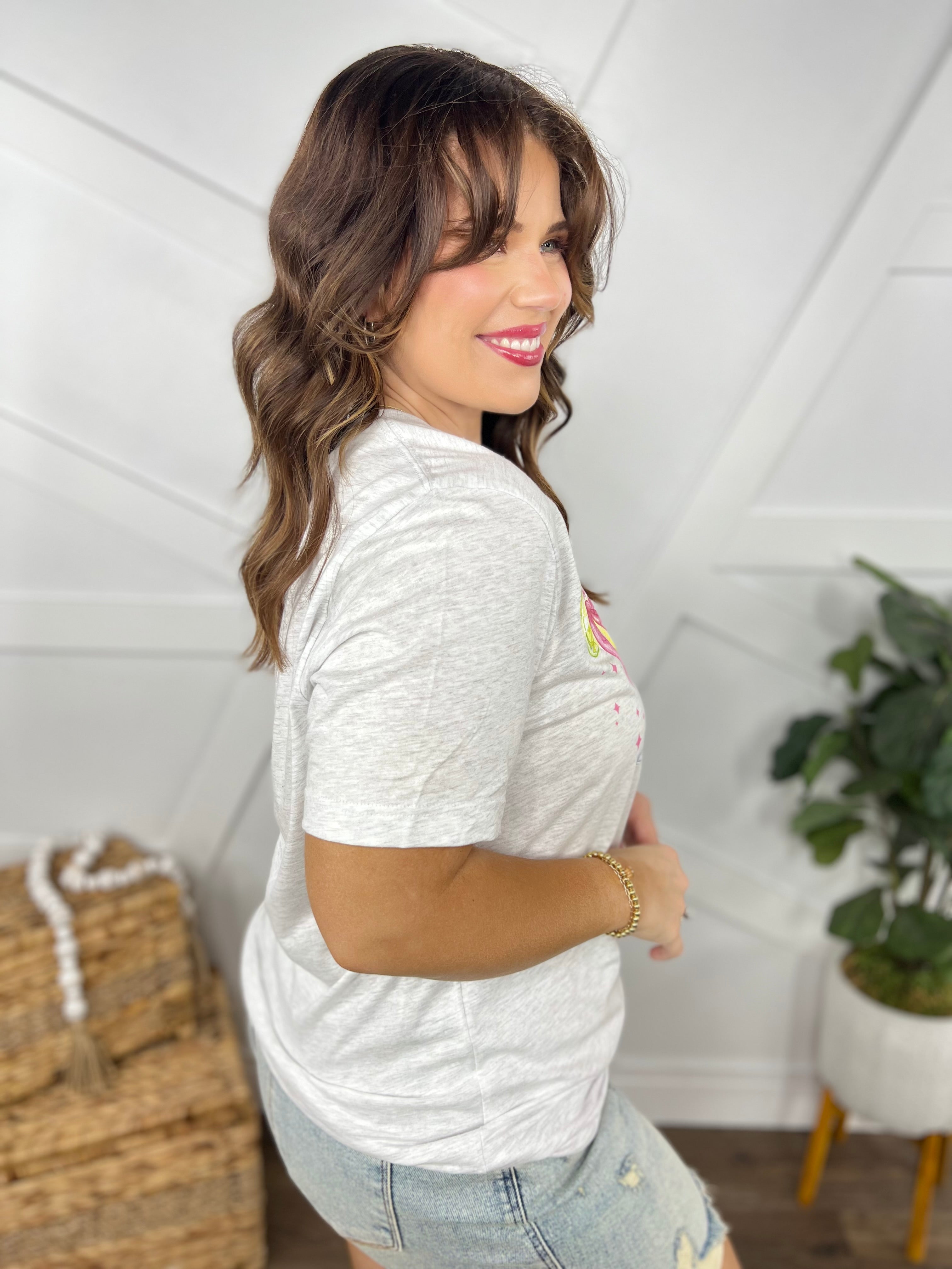 Margarita Degrees Outside Graphic Tee-130 Graphic Tees-Heathered Boho-Heathered Boho Boutique, Women's Fashion and Accessories in Palmetto, FL