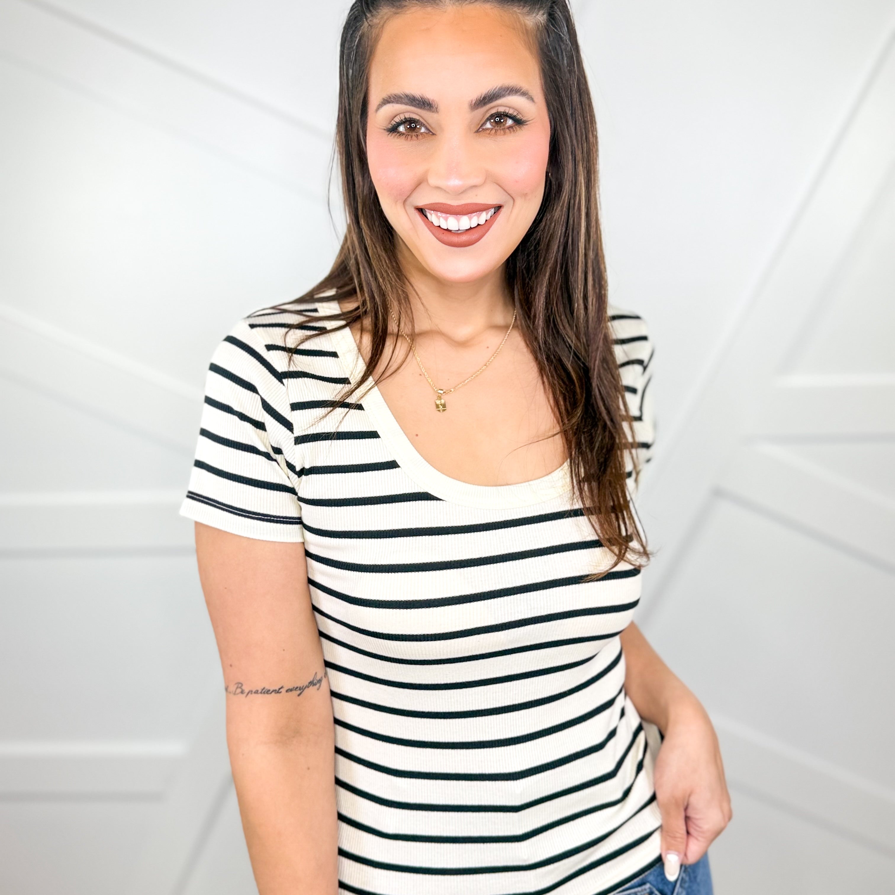 Restock: Casual Hangout Top-110 SHORT SLEEVE TOP-White Birch-Heathered Boho Boutique, Women's Fashion and Accessories in Palmetto, FL