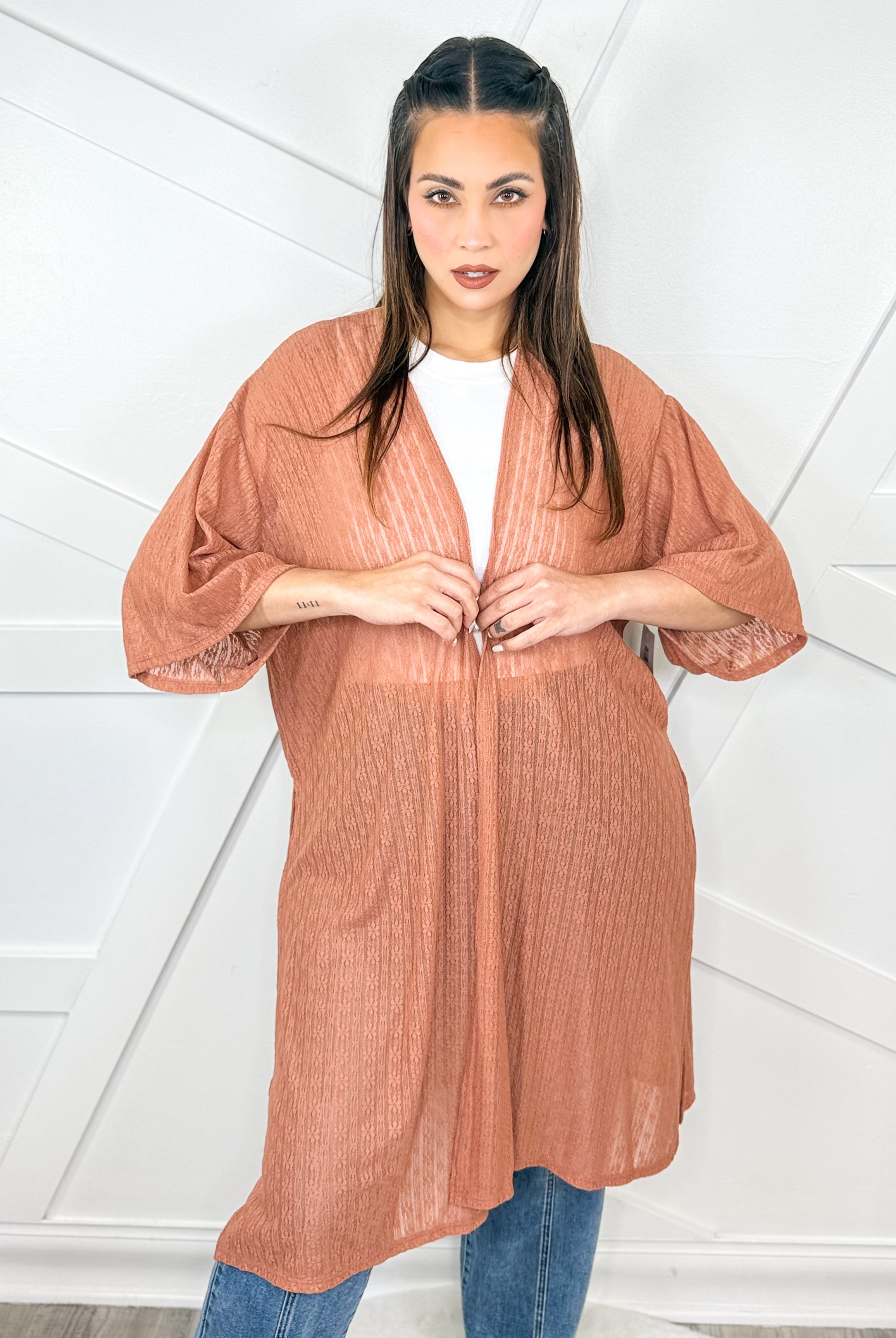 Main Event Cover Up-220 Cardigans/ Kimonos-P.S. Kate-Heathered Boho Boutique, Women's Fashion and Accessories in Palmetto, FL