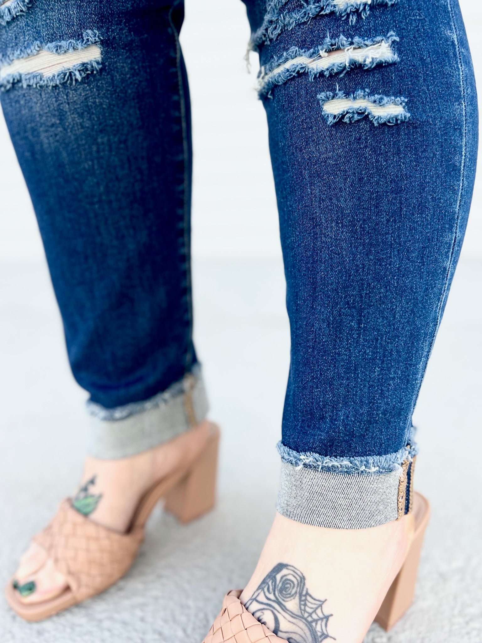 Get With It Boyfriend Jeans by Mica Denim-190 Jeans-Mica Denim-Heathered Boho Boutique, Women's Fashion and Accessories in Palmetto, FL