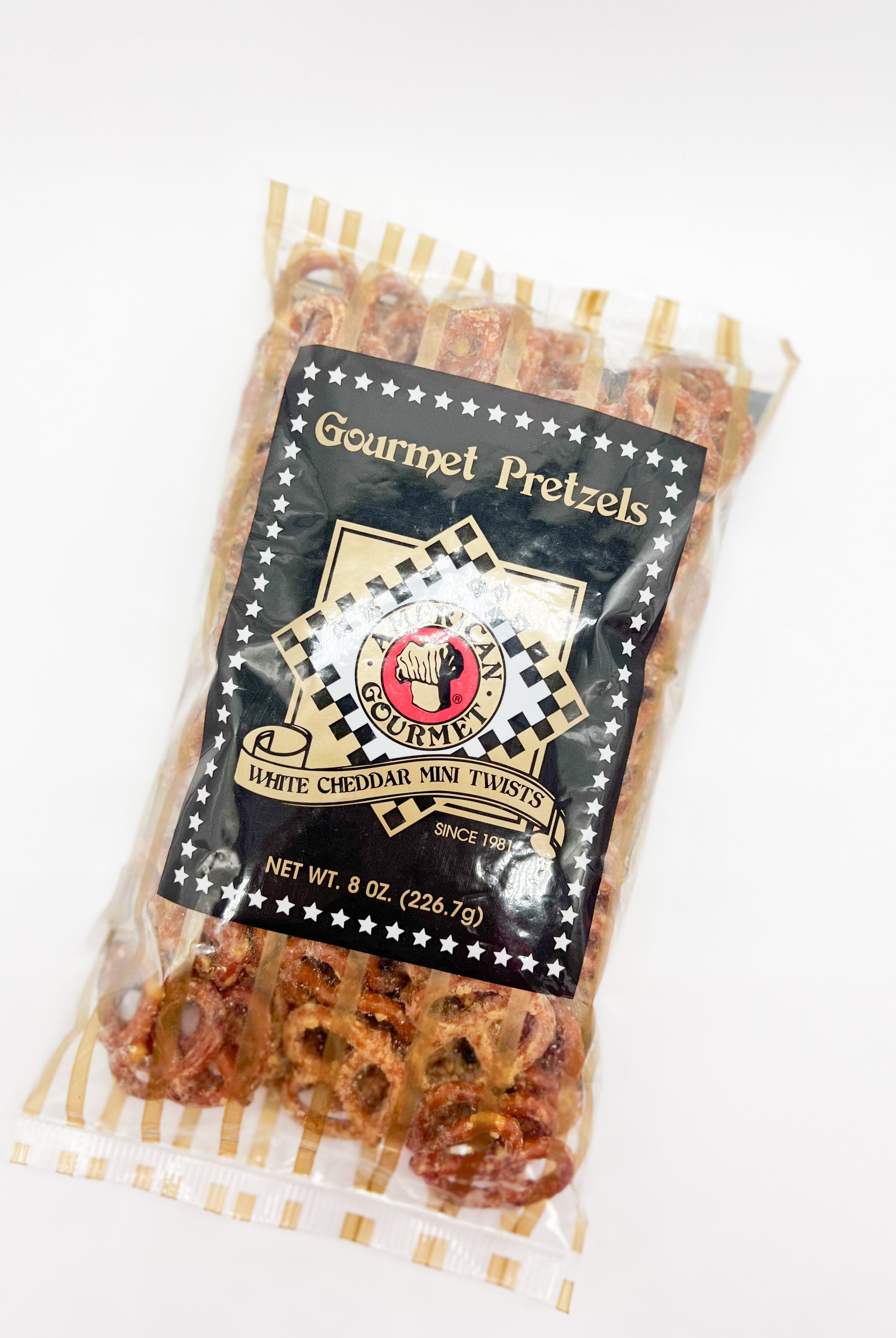 Gourmet White Cheddar Pretzels-340 Other Accessories-American Gourmet of Snacks-Heathered Boho Boutique, Women's Fashion and Accessories in Palmetto, FL