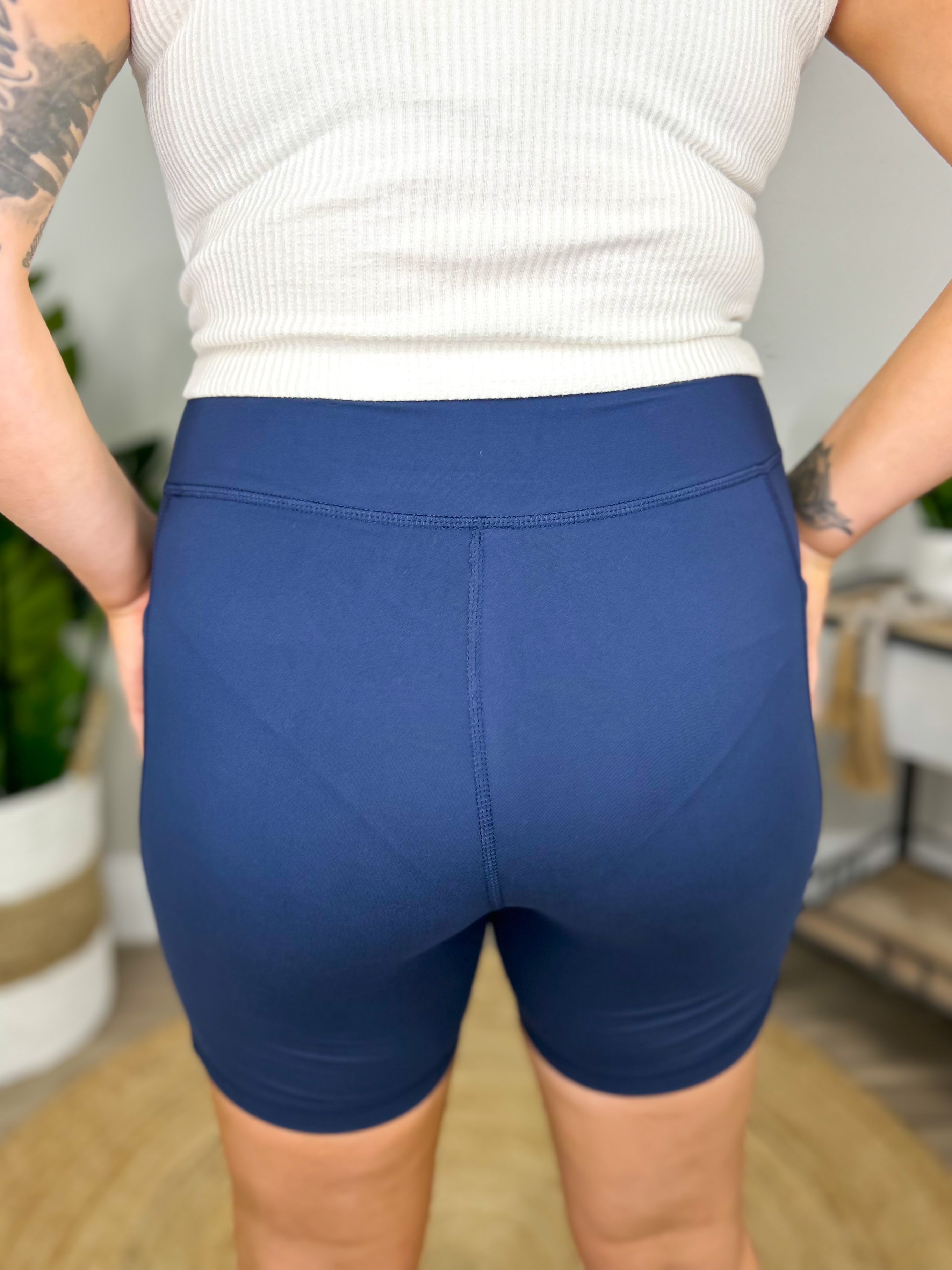 RESTOCK: Super Fit Biker Shorts-240 Activewear/Sets-Rae Mode-Heathered Boho Boutique, Women's Fashion and Accessories in Palmetto, FL