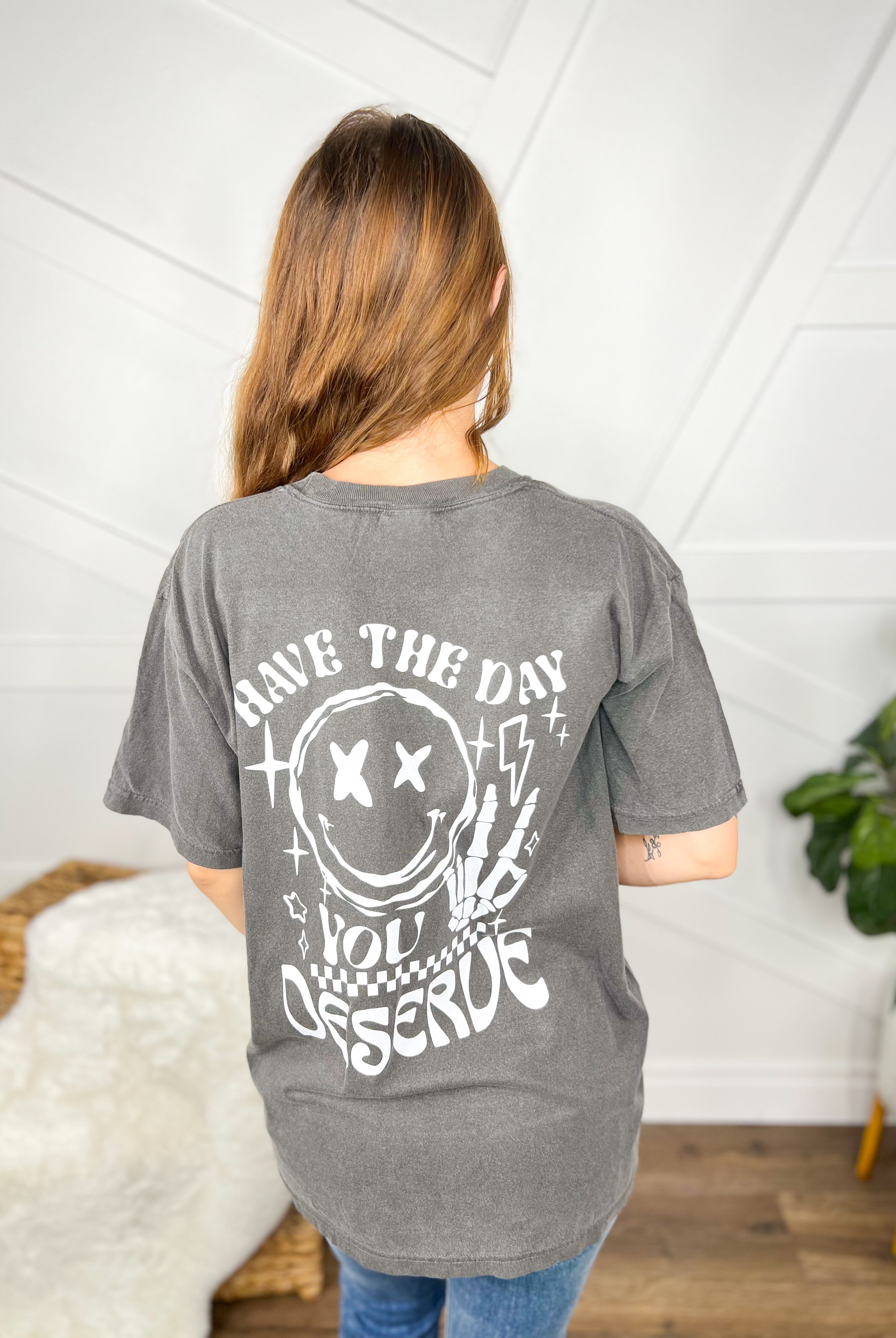 It's Called Karma Graphic Tee-130 Graphic Tees-Heathered Boho-Heathered Boho Boutique, Women's Fashion and Accessories in Palmetto, FL