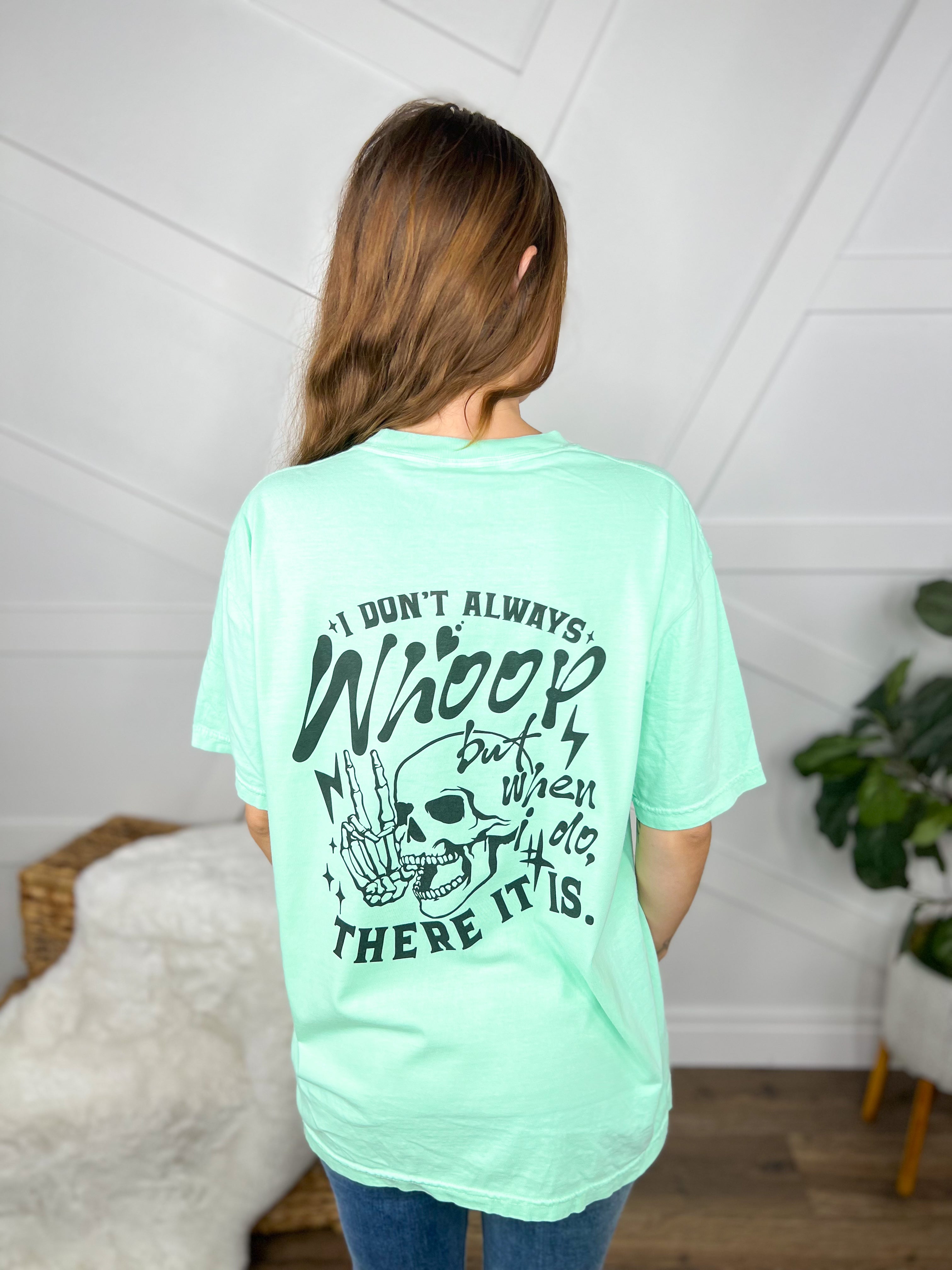 Whoop There It Is Graphic Tee-130 Graphic Tees-Heathered Boho-Heathered Boho Boutique, Women's Fashion and Accessories in Palmetto, FL