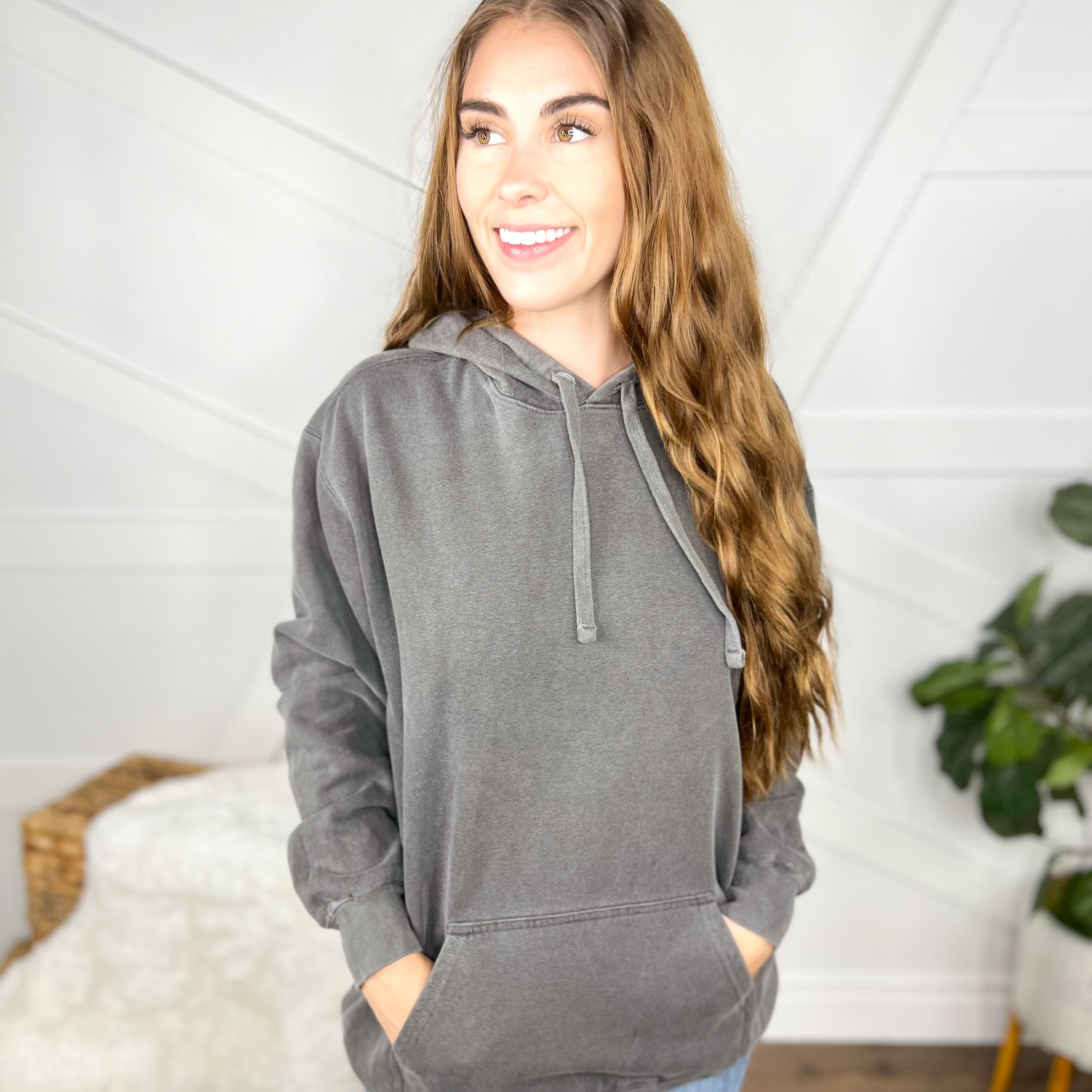 Low Key Boujee Graphic Hoodie-210 Hoodies-Heathered Boho-Heathered Boho Boutique, Women's Fashion and Accessories in Palmetto, FL