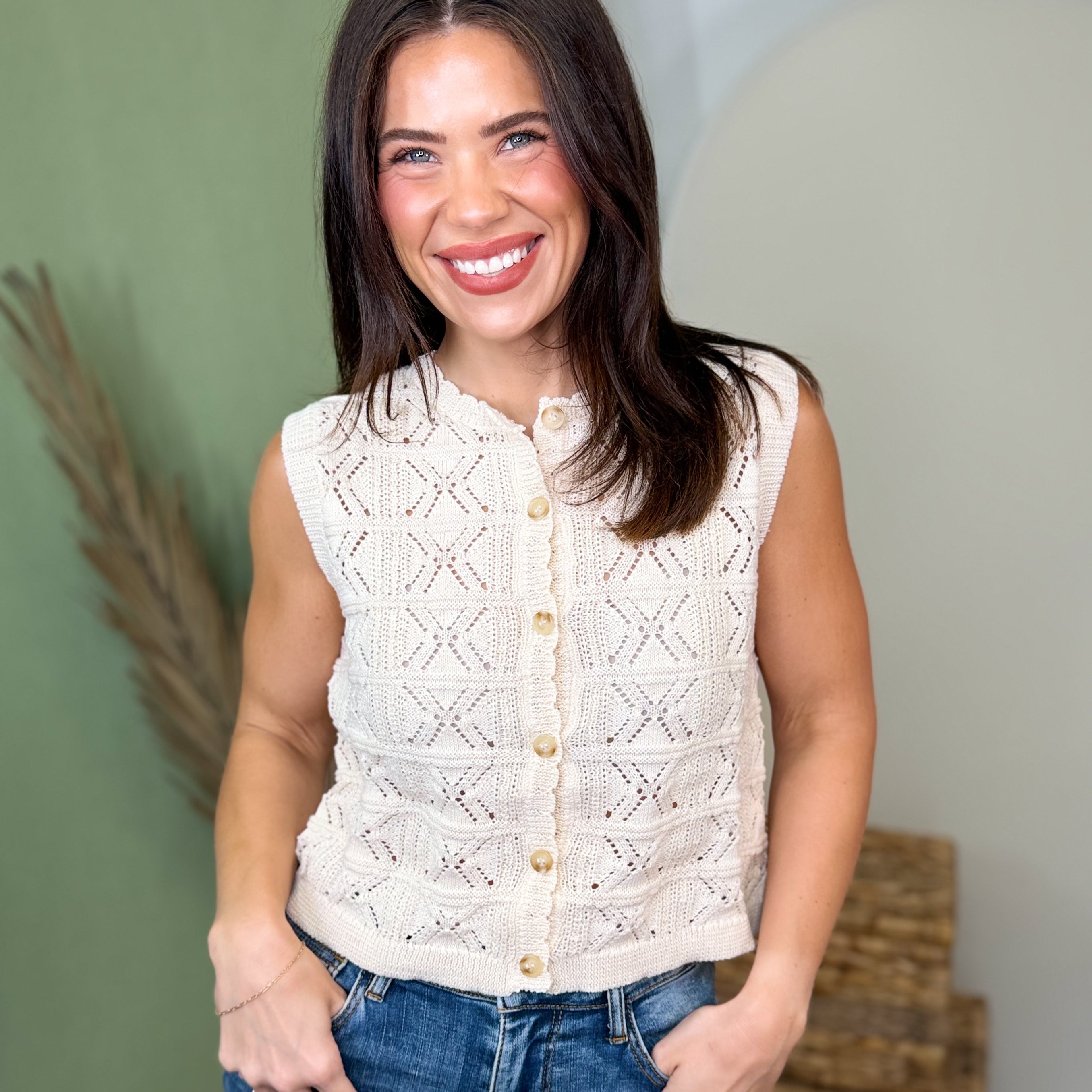 Grace & Gather Button Top-110 SHORT SLEEVE TOP-POLAGRAM-Heathered Boho Boutique, Women's Fashion and Accessories in Palmetto, FL