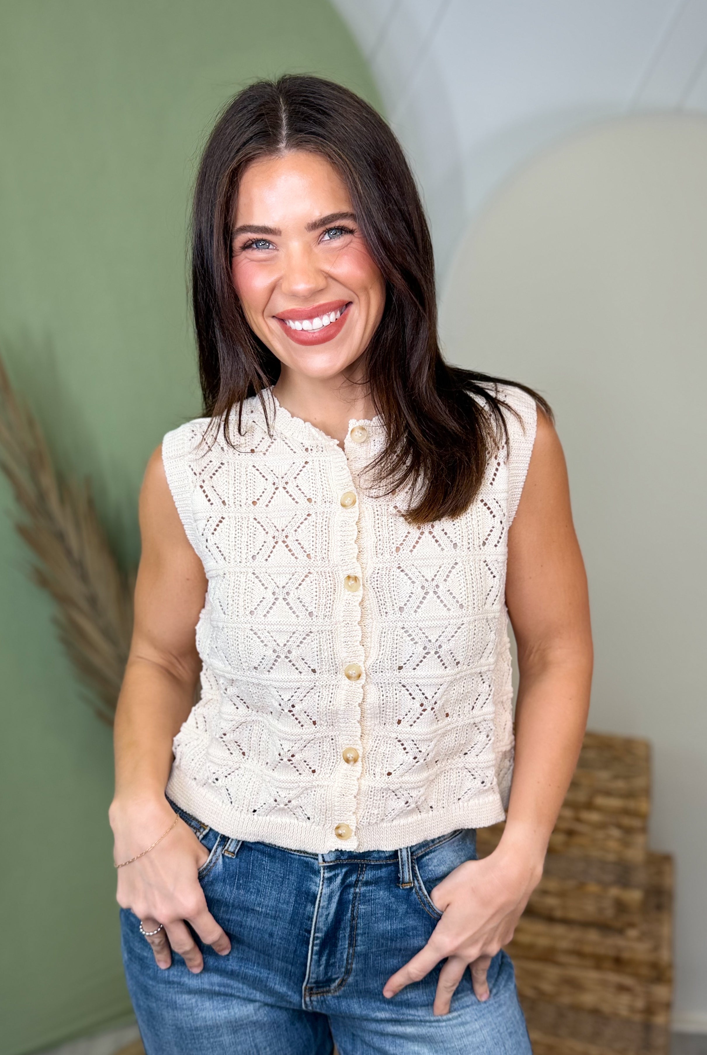 Grace & Gather Button Top-110 SHORT SLEEVE TOP-POLAGRAM-Heathered Boho Boutique, Women's Fashion and Accessories in Palmetto, FL