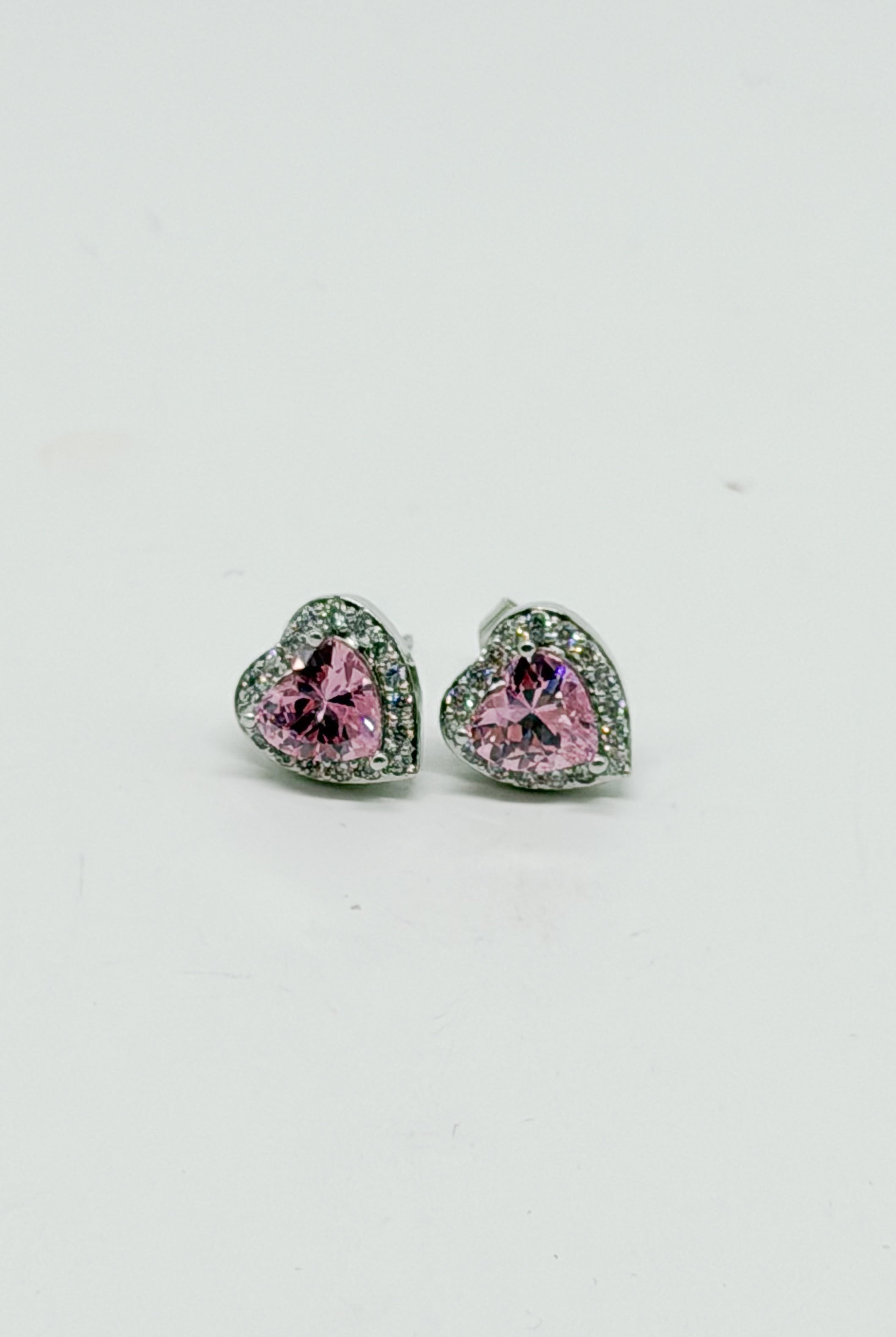 Princess Heart Stud Earring-310 Jewelry-NIHAO JEWELRY-Heathered Boho Boutique, Women's Fashion and Accessories in Palmetto, FL