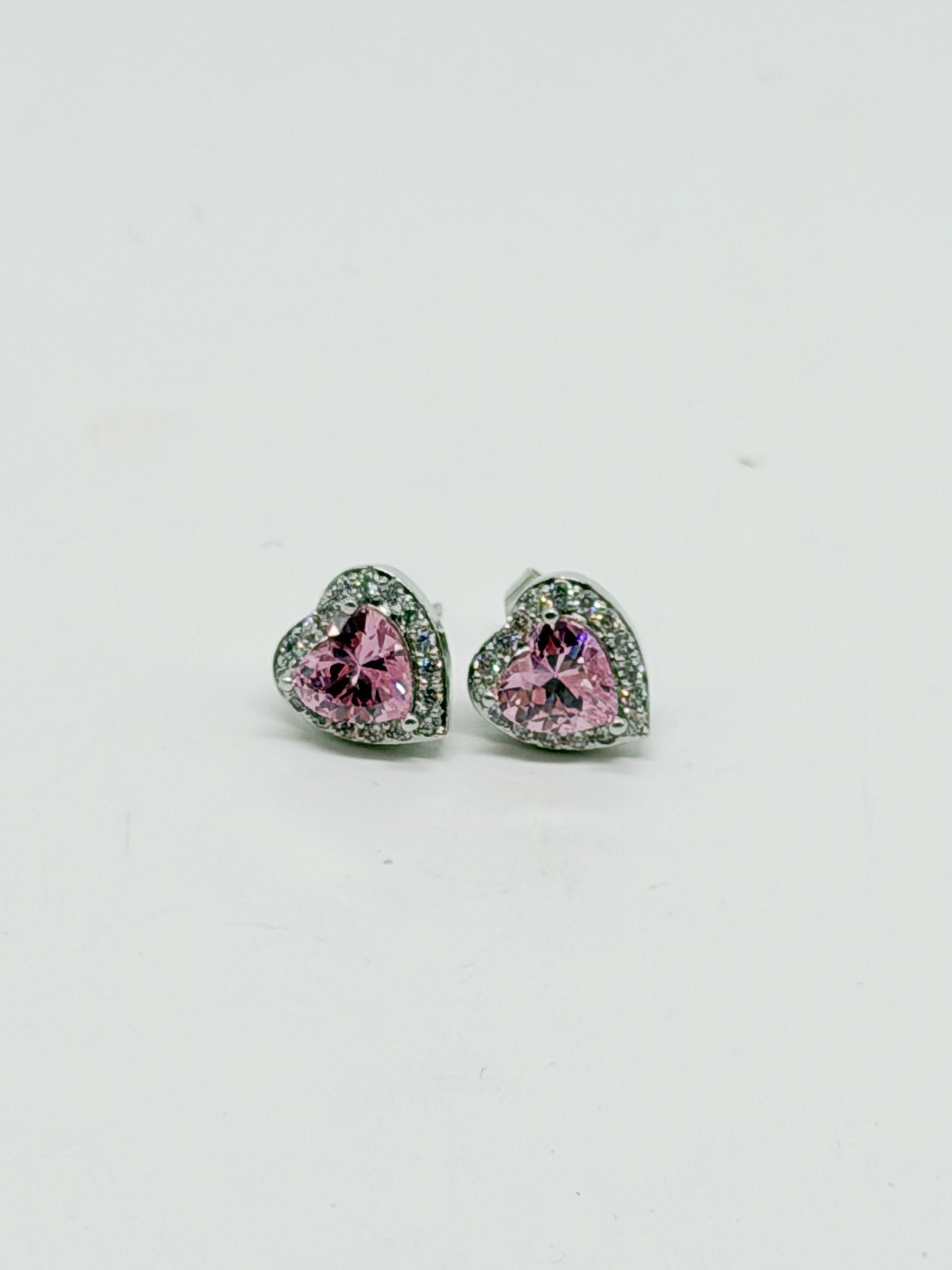 Princess Heart Stud Earring-310 Jewelry-NIHAO JEWELRY-Heathered Boho Boutique, Women's Fashion and Accessories in Palmetto, FL