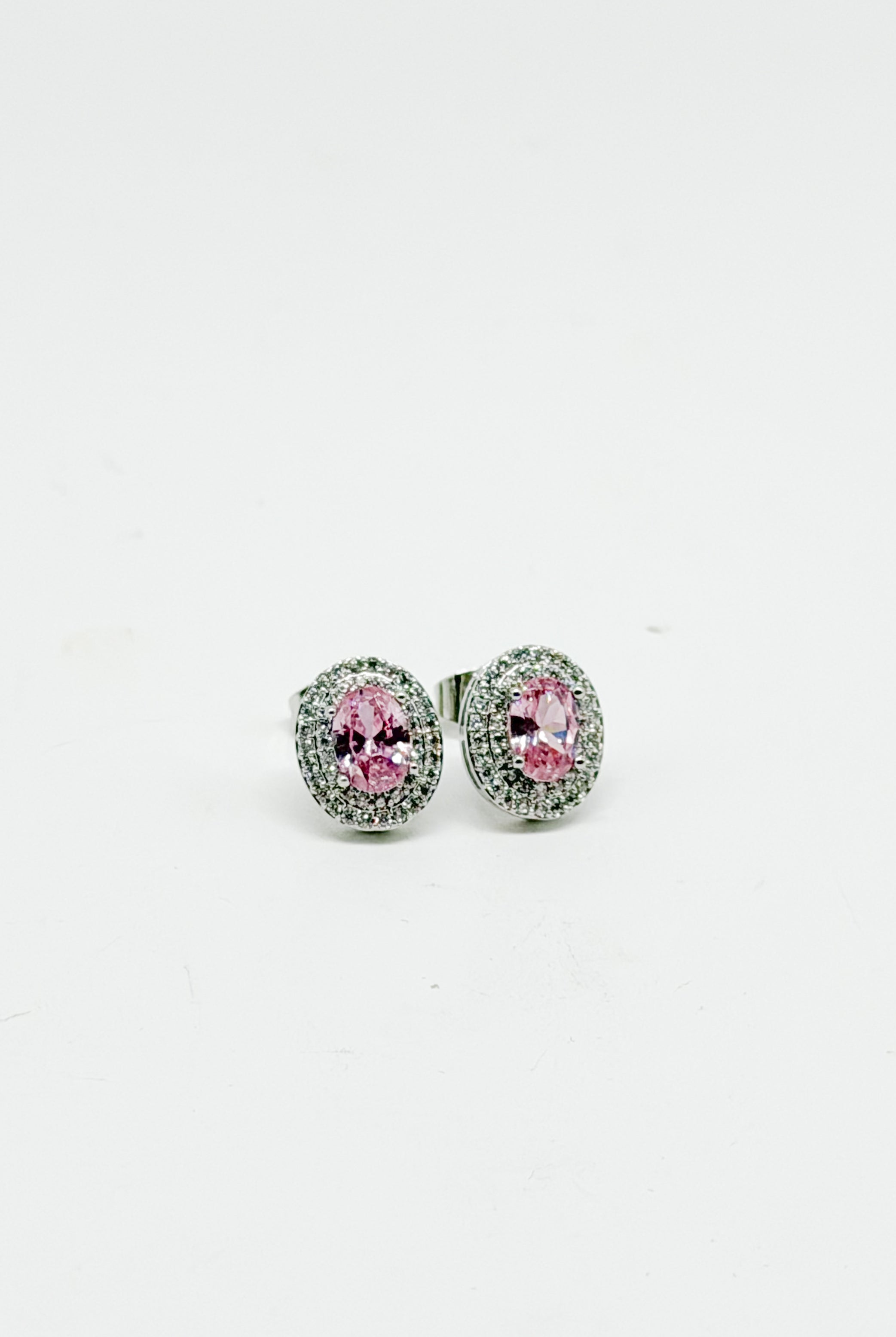 Stunning Oval Crystal Stud Earring-310 Jewelry-NIHAO JEWELRY-Heathered Boho Boutique, Women's Fashion and Accessories in Palmetto, FL