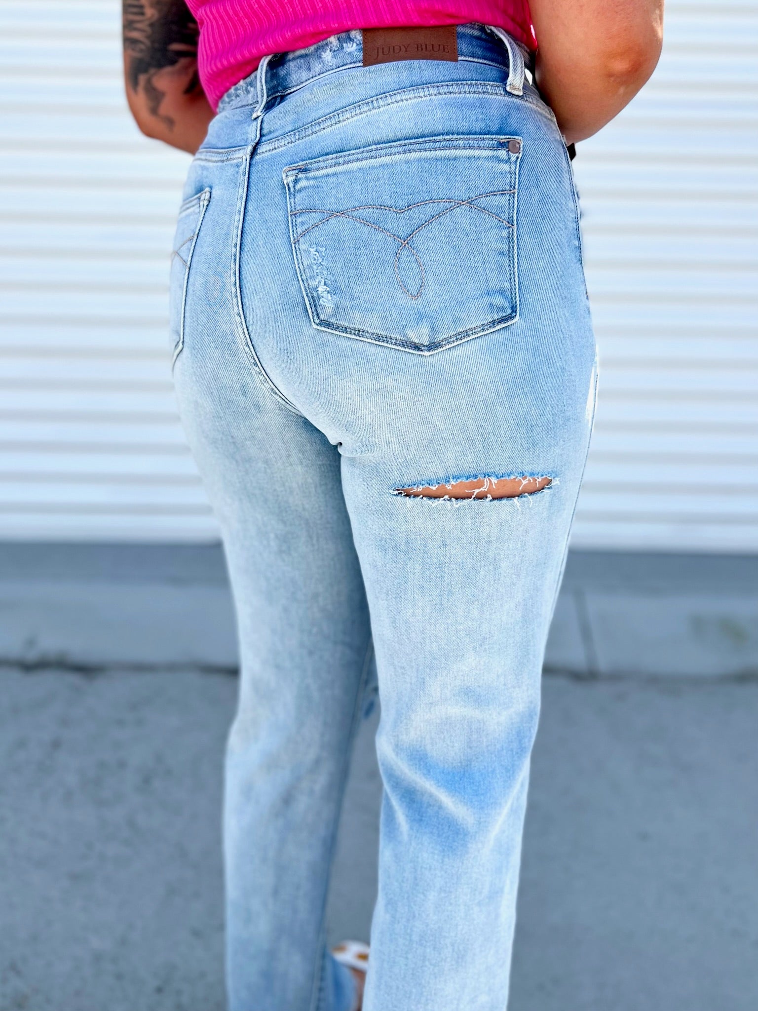 Doorbuster: Nostalgia Straight Leg by Judy Blue-190 Jeans-Judy Blue-Heathered Boho Boutique, Women's Fashion and Accessories in Palmetto, FL