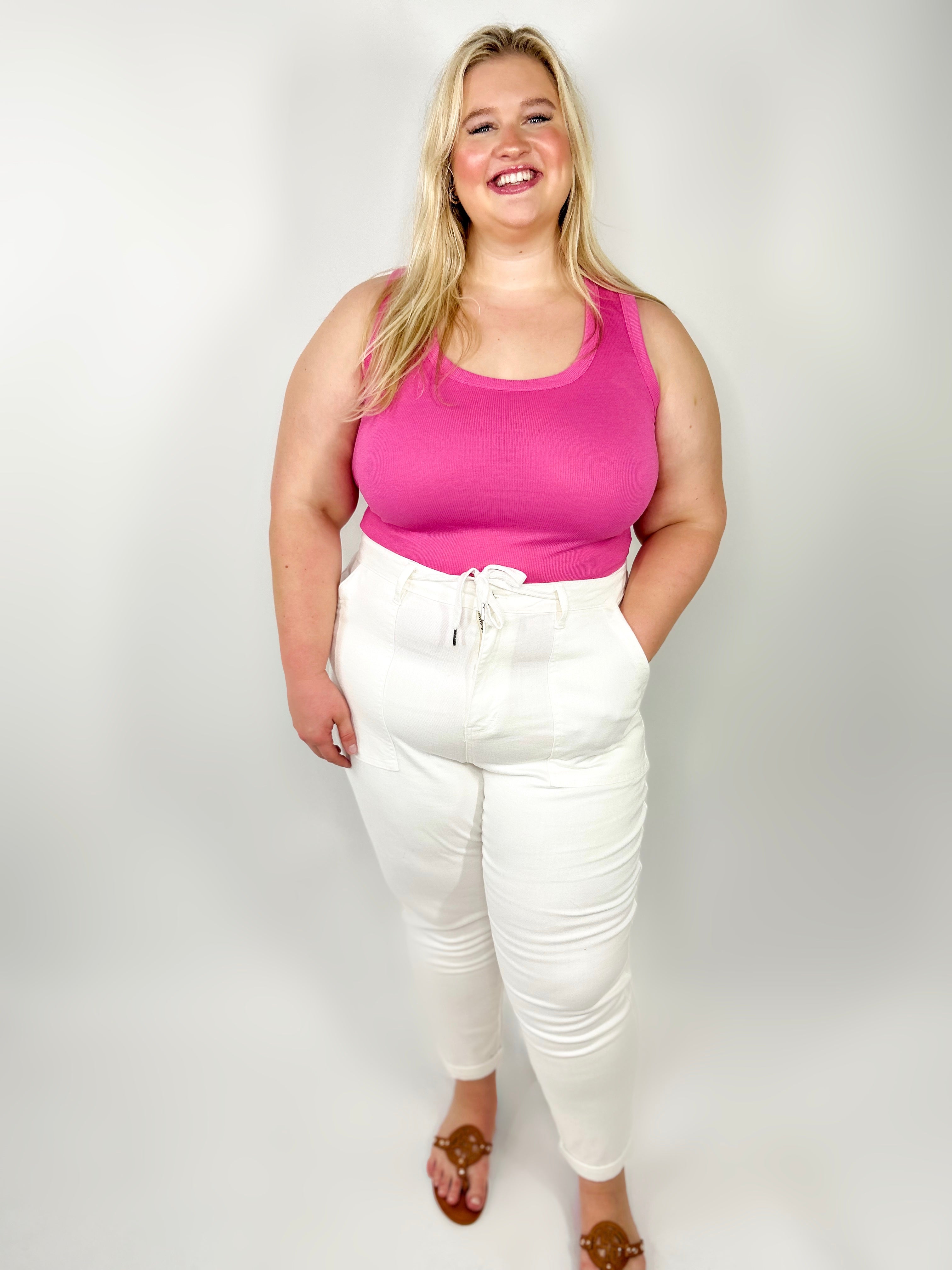 Breaking the Rules Denim Joggers by Judy Blue-190 Jeans-Judy Blue-Heathered Boho Boutique, Women's Fashion and Accessories in Palmetto, FL