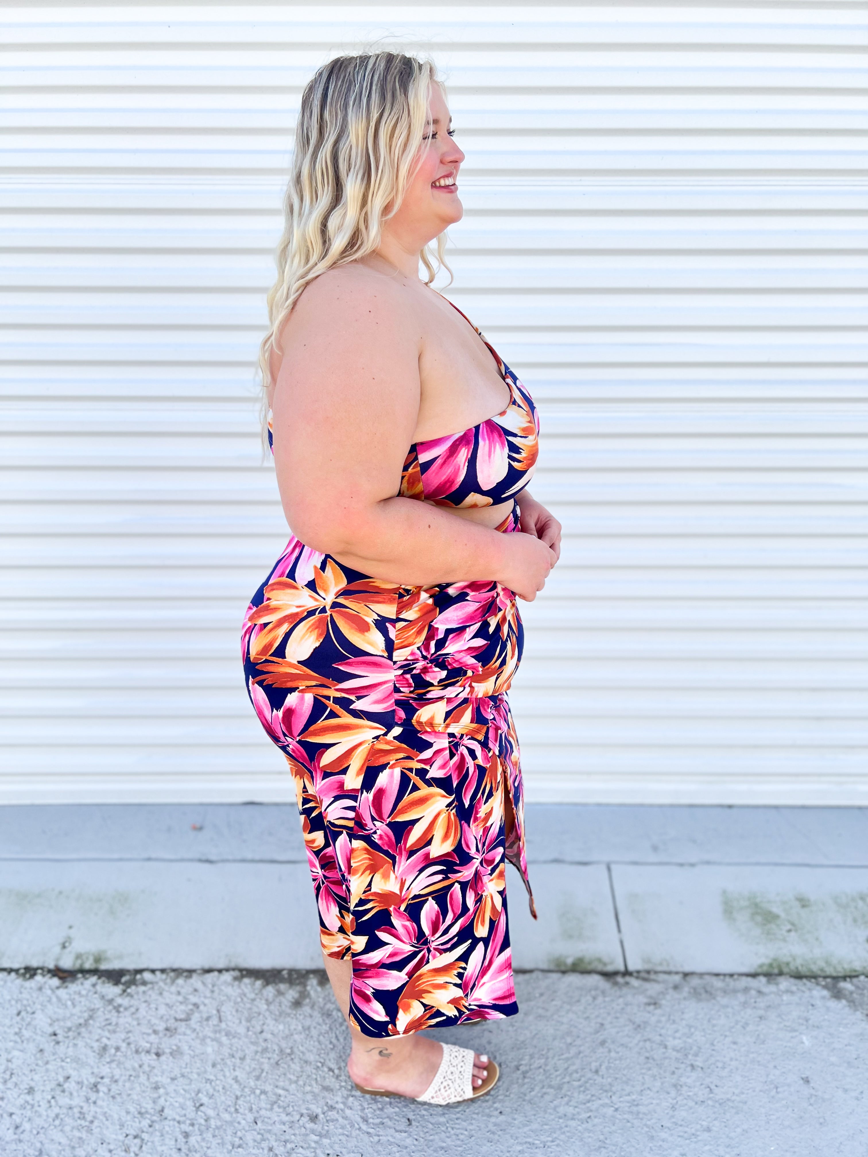 Tropic Like It's Hot Dress-230 Dresses/Jumpsuits/Rompers-Eldridge-Heathered Boho Boutique, Women's Fashion and Accessories in Palmetto, FL