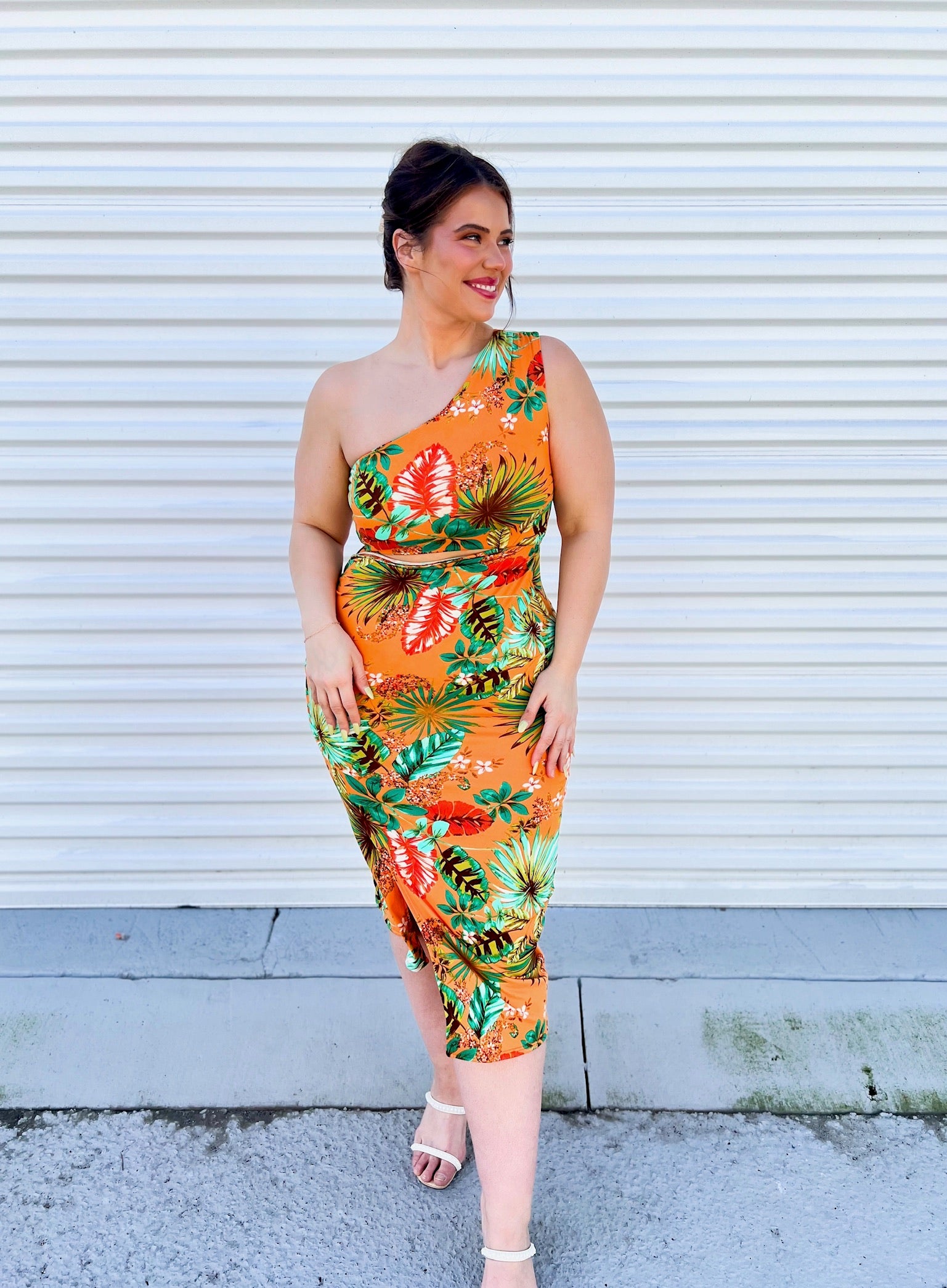 Tropic Like It's Hot Dress-230 Dresses/Jumpsuits/Rompers-Eldridge-Heathered Boho Boutique, Women's Fashion and Accessories in Palmetto, FL