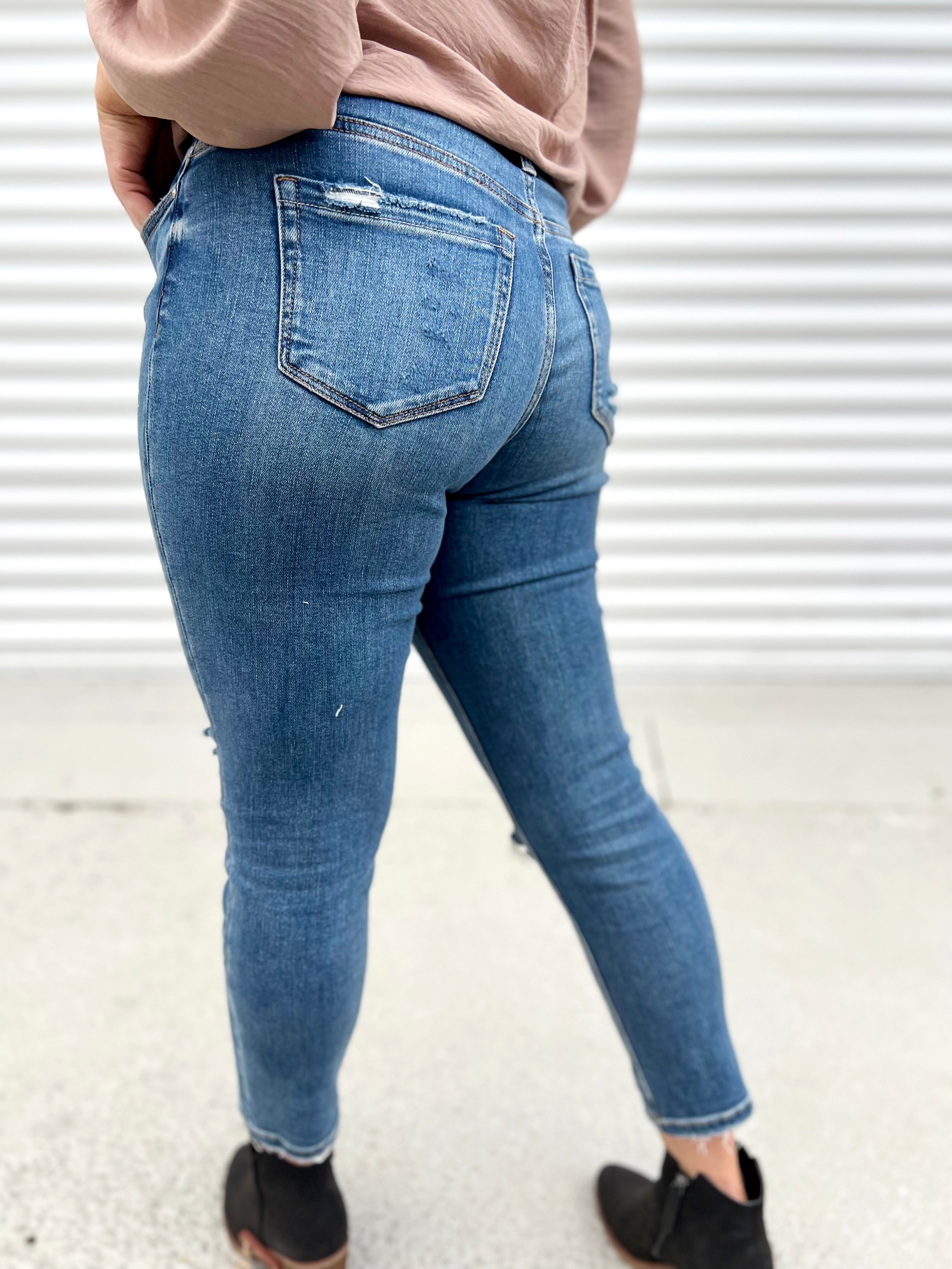 Lissner High Rise Mom Jean-190 Jeans-Mica Denim-Heathered Boho Boutique, Women's Fashion and Accessories in Palmetto, FL