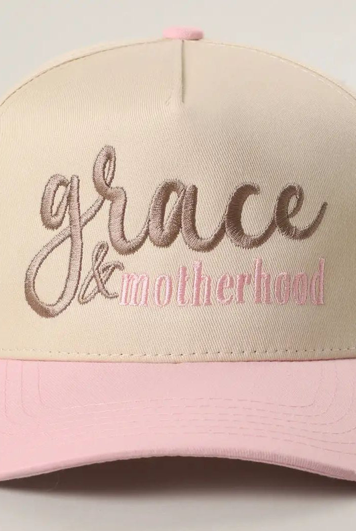 Grace & Motherhood Trucker Hat-330 Headwear-Fashion City-Heathered Boho Boutique, Women's Fashion and Accessories in Palmetto, FL