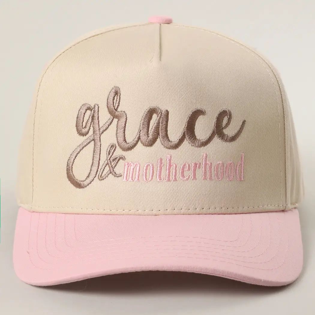 Grace & Motherhood Trucker Hat-330 Headwear-Fashion City-Heathered Boho Boutique, Women's Fashion and Accessories in Palmetto, FL