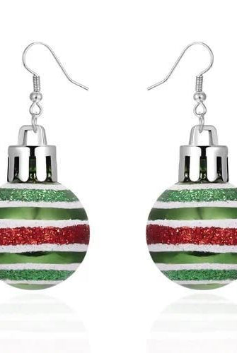 Christmas Bulb Earrings-310 Jewelry-NIHAO JEWELRY-Heathered Boho Boutique, Women's Fashion and Accessories in Palmetto, FL