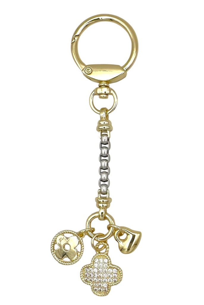 Clovers Bag Charm-340 Other Accessories-Millenx Accessories, LLC.-Heathered Boho Boutique, Women's Fashion and Accessories in Palmetto, FL