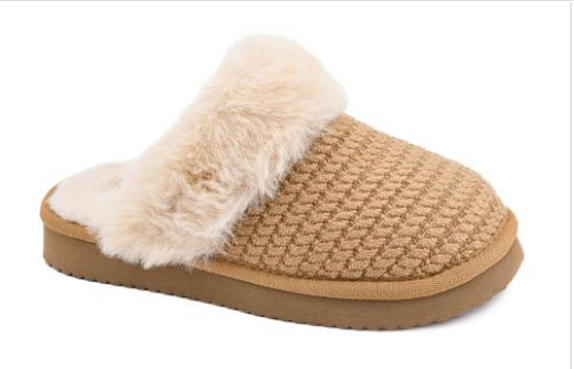 Let’s Order In Slippers - Camel-350 SHOES-CORKYS-Heathered Boho Boutique, Women's Fashion and Accessories in Palmetto, FL