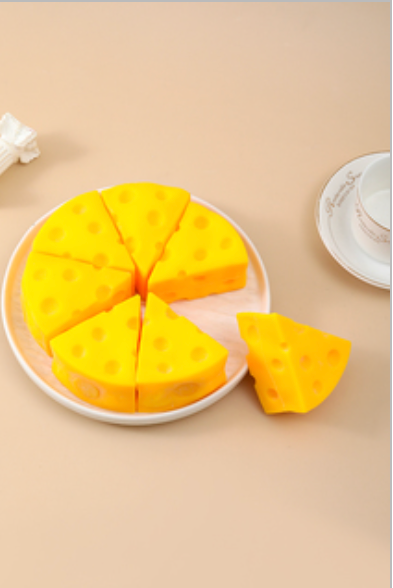 Cheese Stress Relief Squishy-340 OTHER ACCESSORIES-ZENANA-Heathered Boho Boutique, Women's Fashion and Accessories in Palmetto, FL