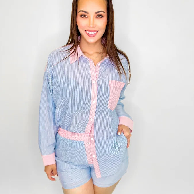 Absolute Charm Shorts-160 shorts-GILLI-Heathered Boho Boutique, Women's Fashion and Accessories in Palmetto, FL