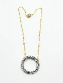 RESTOCK: The Big Bling Necklace-310 Jewelry-BB Lila-Heathered Boho Boutique, Women's Fashion and Accessories in Palmetto, FL