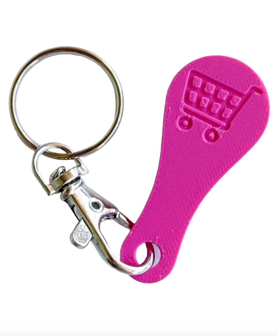 Shopping Cart Quarter Saver Keychain-340 Other Accessories-HOTLINE-Heathered Boho Boutique, Women's Fashion and Accessories in Palmetto, FL