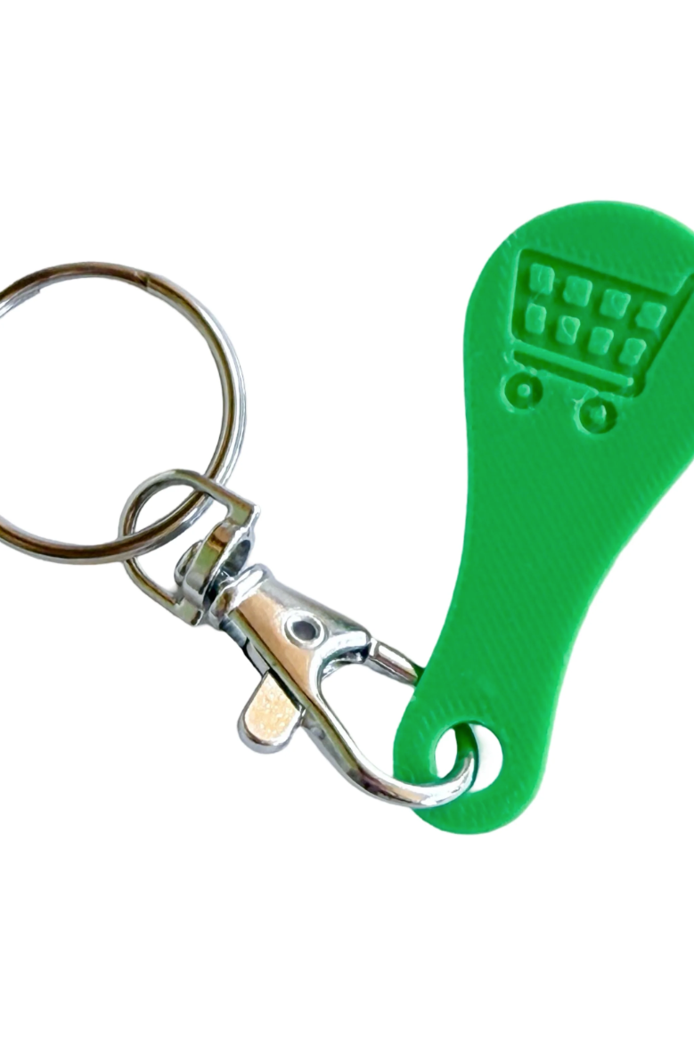 Shopping Cart Quarter Saver Keychain-340 Other Accessories-HOTLINE-Heathered Boho Boutique, Women's Fashion and Accessories in Palmetto, FL