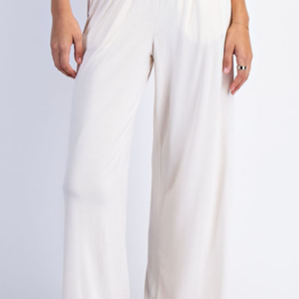 Relaxation Wide Leg Pants-150 PANTS-RAE MODE-Heathered Boho Boutique, Women's Fashion and Accessories in Palmetto, FL