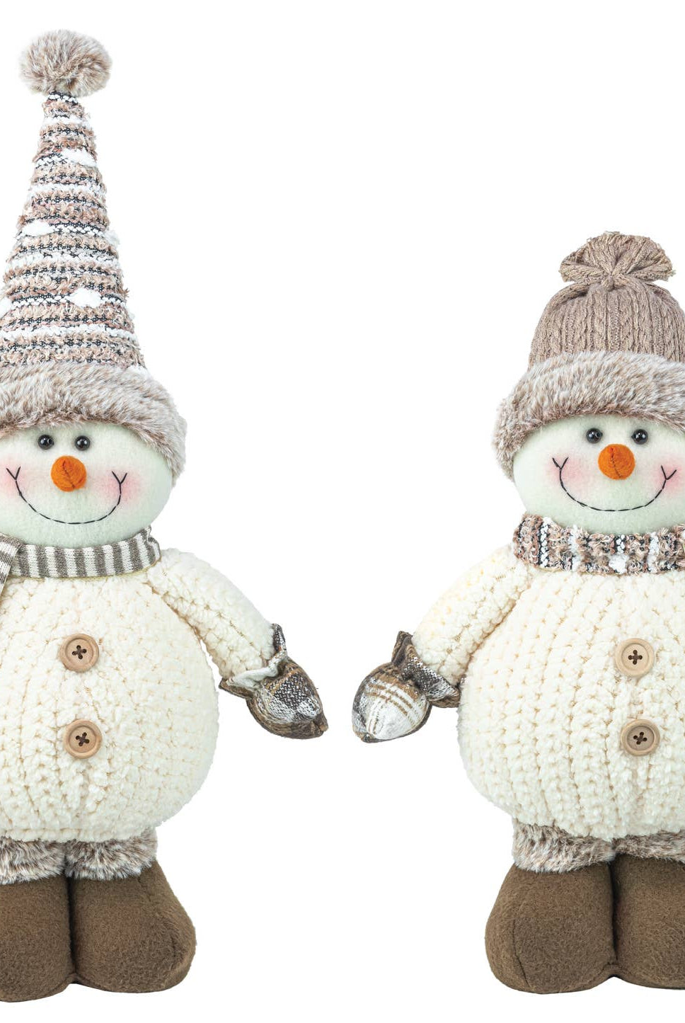 Cocoa Cream Snowman Stander-340 Other Accessories-Hanna's Handiworks-Heathered Boho Boutique, Women's Fashion and Accessories in Palmetto, FL