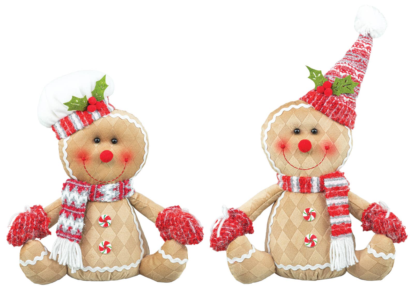 Peppermint Gingerbread Sitter-340 Other Accessories-Hanna's Handiworks-Heathered Boho Boutique, Women's Fashion and Accessories in Palmetto, FL