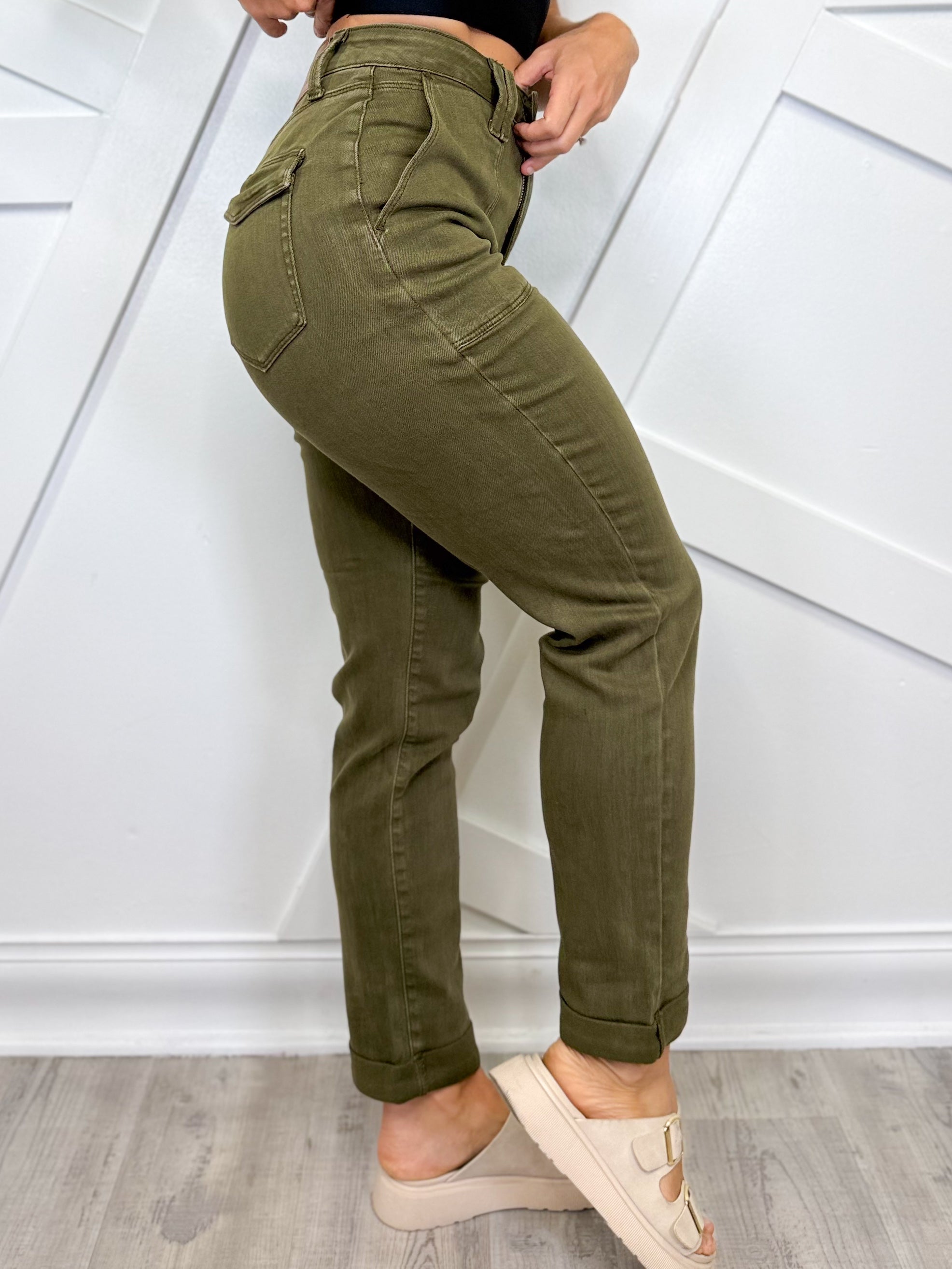 Out of the Woods Weekender by Judy Blue-190 Jeans-Judy Blue-Heathered Boho Boutique, Women's Fashion and Accessories in Palmetto, FL