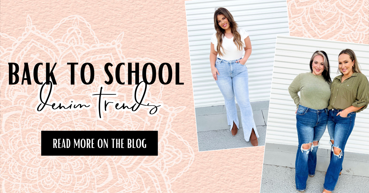 back to school denim trends heathered boho boutique 