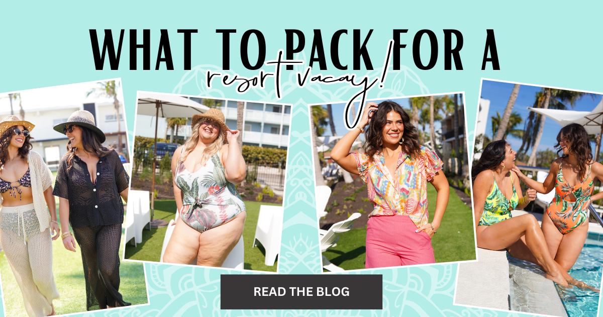 What to Pack For A Resort Vacay | Heathered Boho Boutique