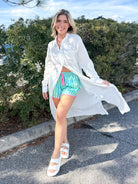 Evelyn Cotton Gauze Button Up Cardigan-220 CARDIGANS KIMONOS-DEAR SCARLETT-Heathered Boho Boutique, Women's Fashion and Accessories in Palmetto, FL