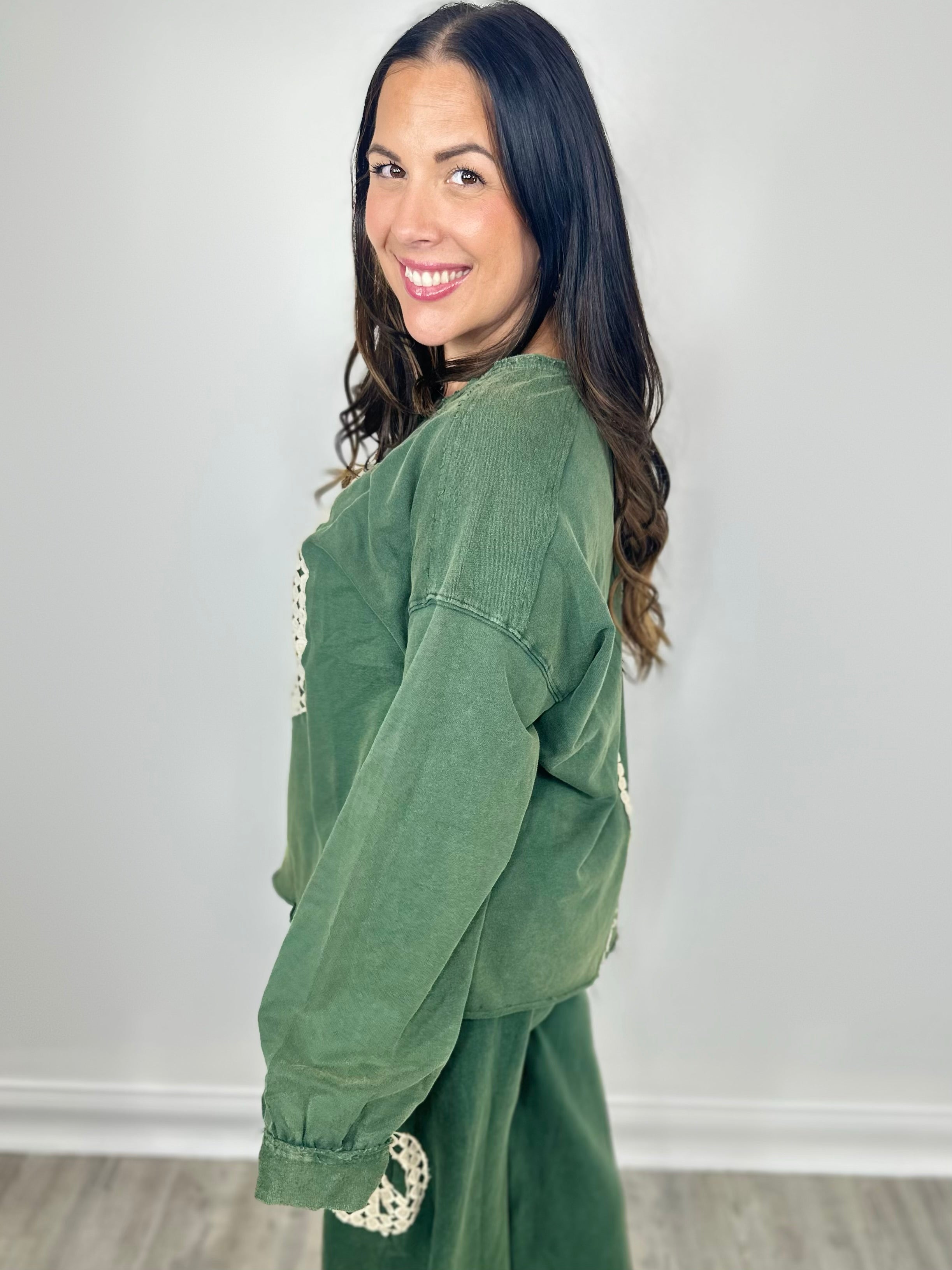 Peace Out Set Heathered Boho