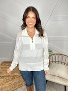 More To See Pullover-120 Long Sleeve Tops-White Birch-Heathered Boho Boutique, Women's Fashion and Accessories in Palmetto, FL