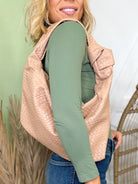 Braided Pattern Knotted Handle Hand Bag-320 Bags-Fame Accessories-Heathered Boho Boutique, Women's Fashion and Accessories in Palmetto, FL