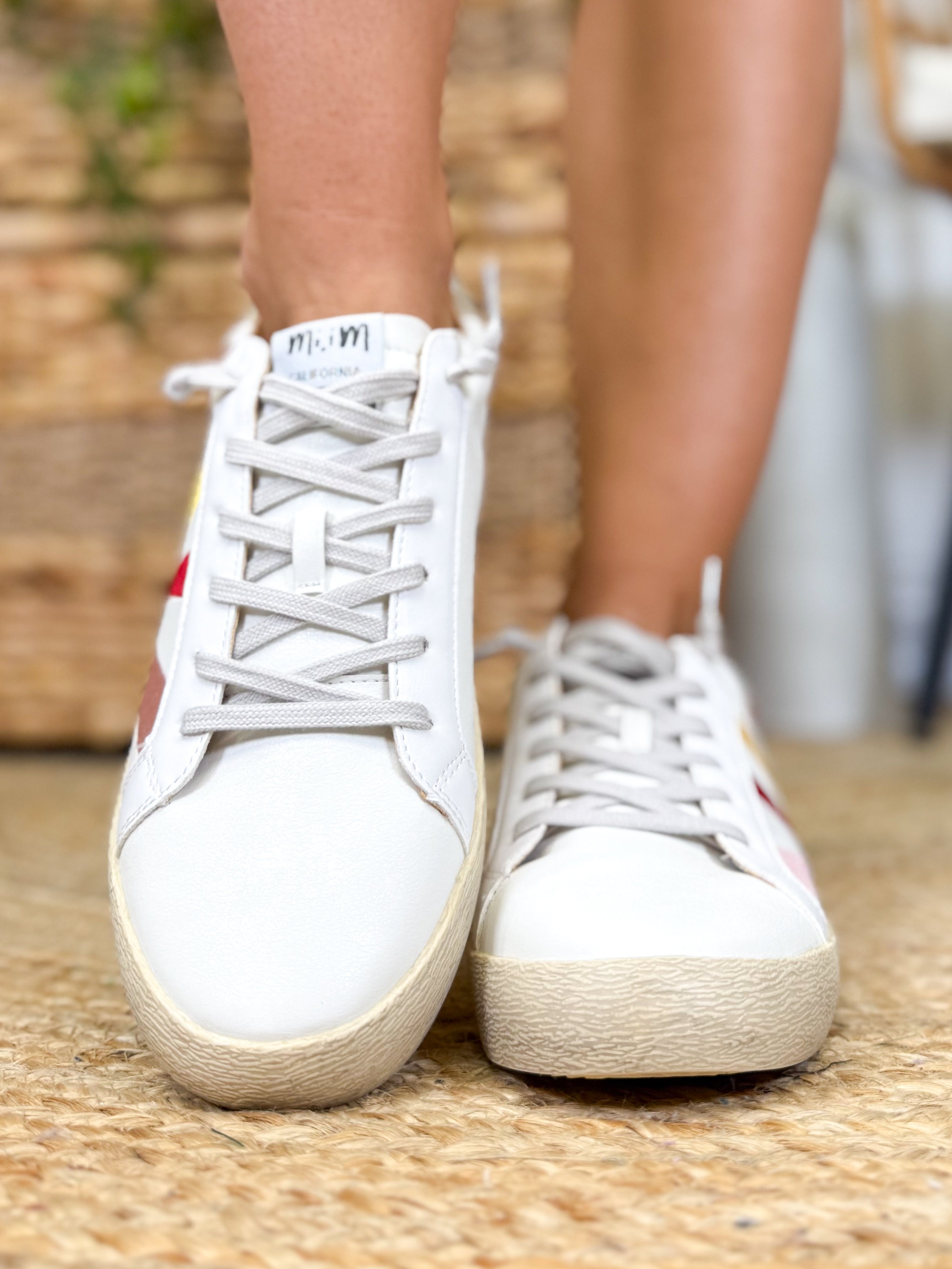 Miim Sunny Sneakers - Pink-350 SHOES-Miracle Miles-Heathered Boho Boutique, Women's Fashion and Accessories in Palmetto, FL