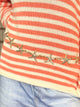 Multi Starfish Link Chain Belt-340 Other Accessories-Fame Accessories-Heathered Boho Boutique, Women's Fashion and Accessories in Palmetto, FL